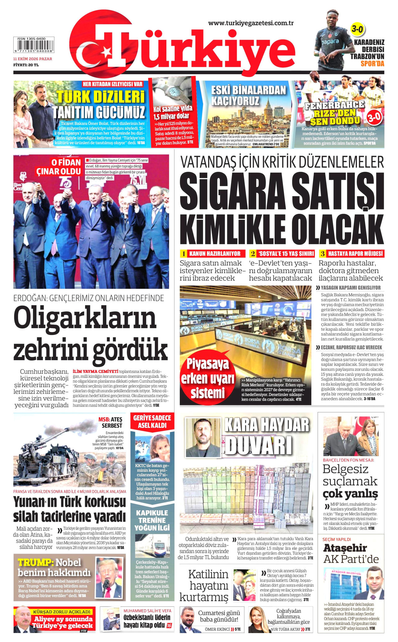 Gazeteler bugün ne yazdı? (11 Ekim) - 3. fotoğraf