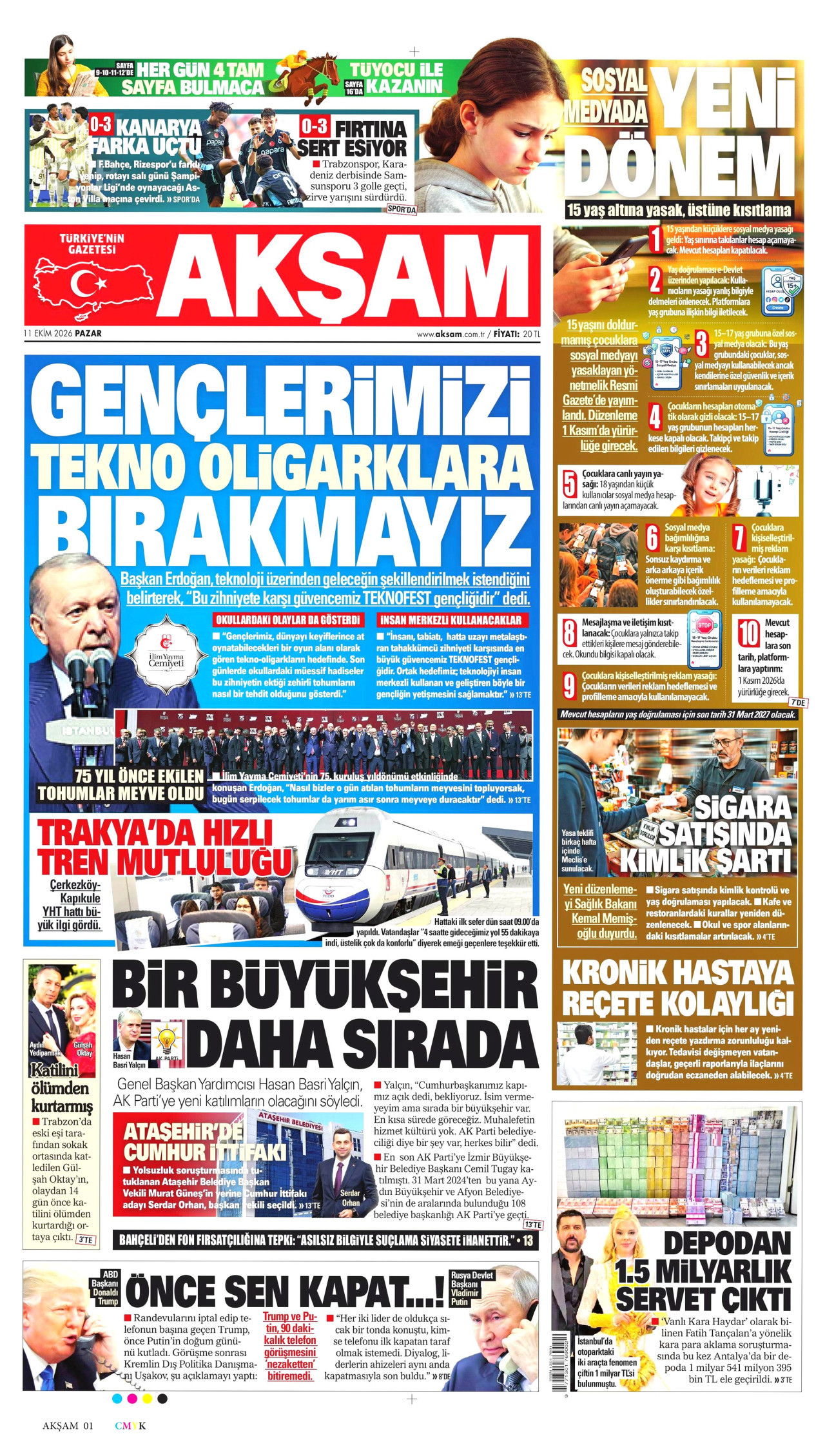 Gazeteler bugün ne yazdı? (11 Ekim) - 8. fotoğraf