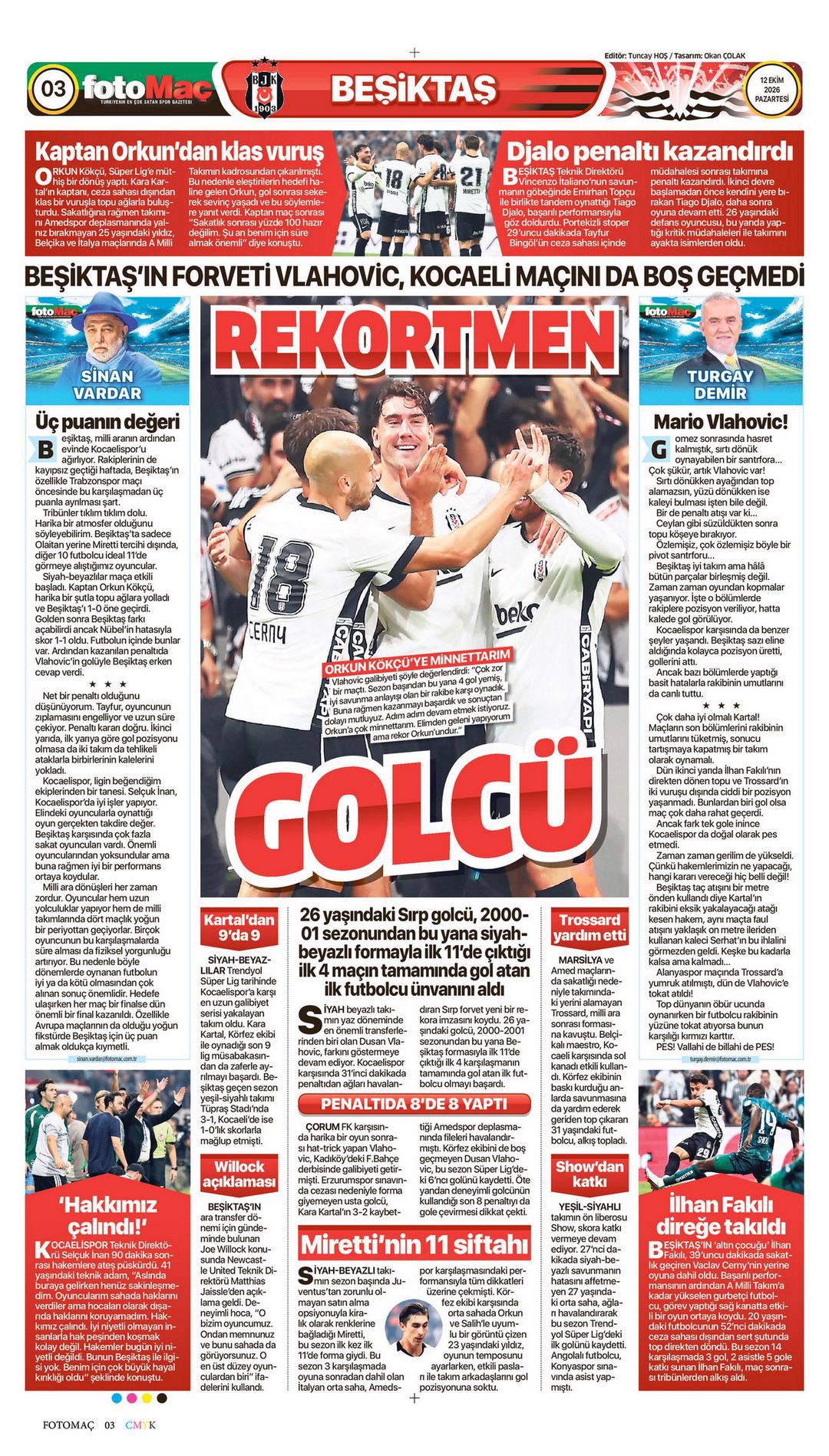 Evde huzur var | Spor manşetleri - 20. fotoğraf