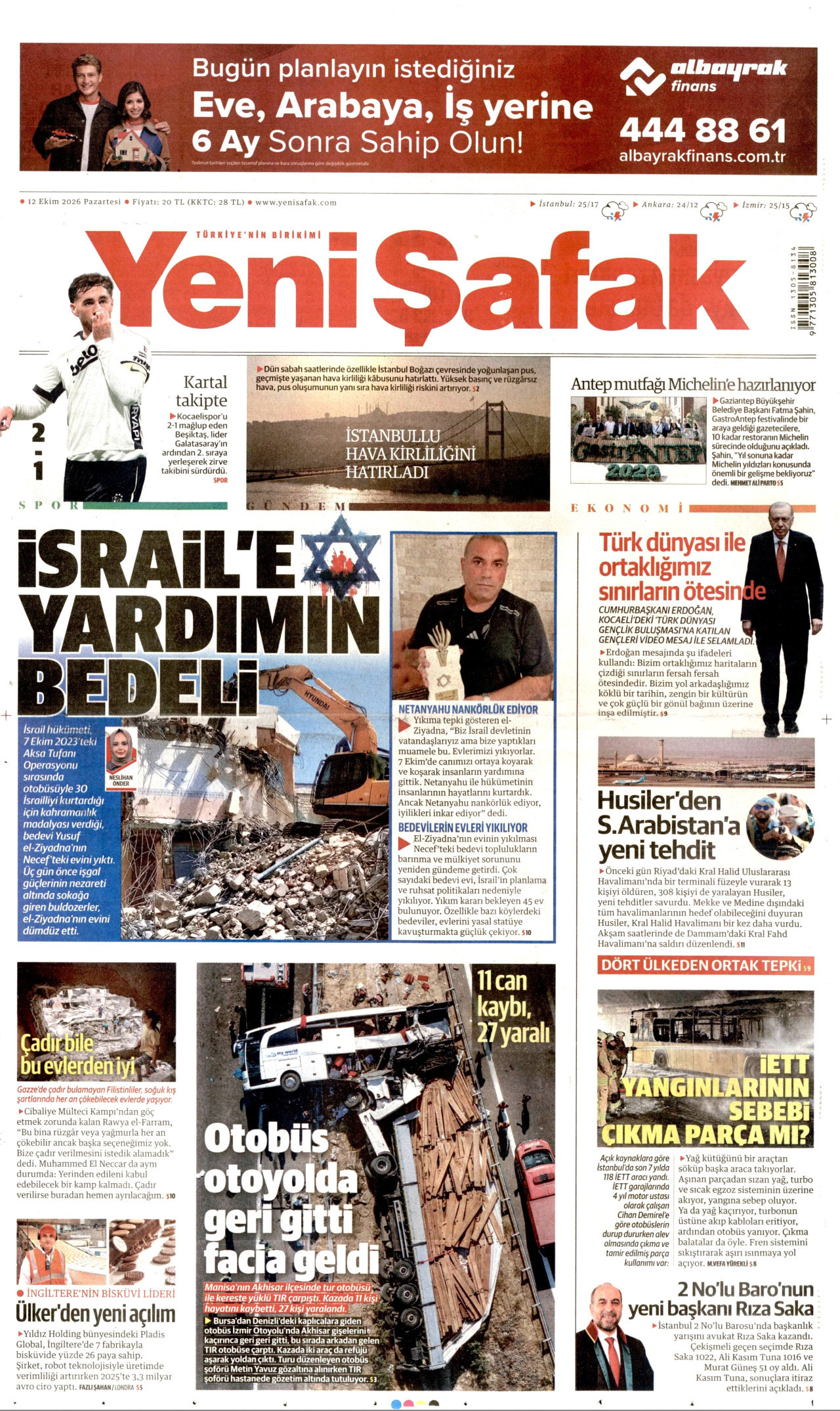 Gazeteler bugün ne yazdı? (12 Ekim) - 8. fotoğraf