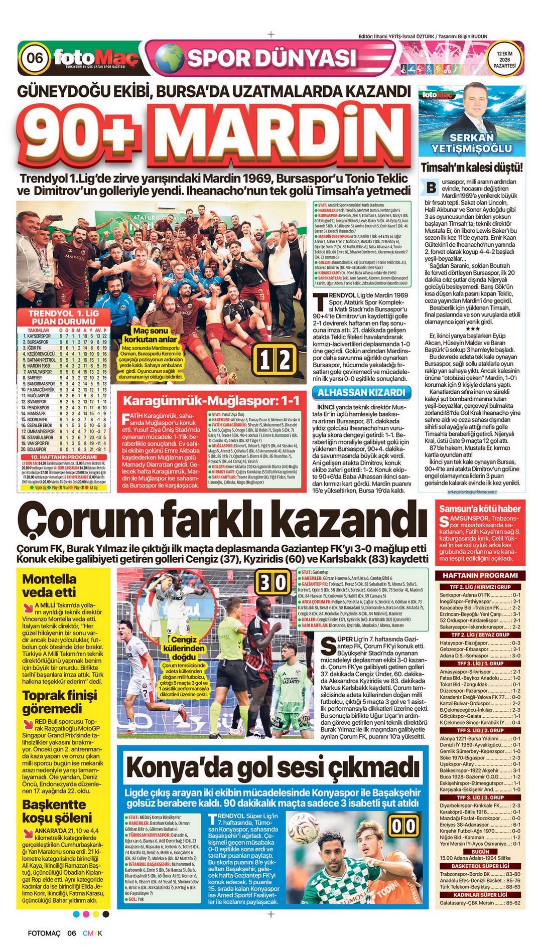 Evde huzur var | Spor manşetleri - 22. fotoğraf