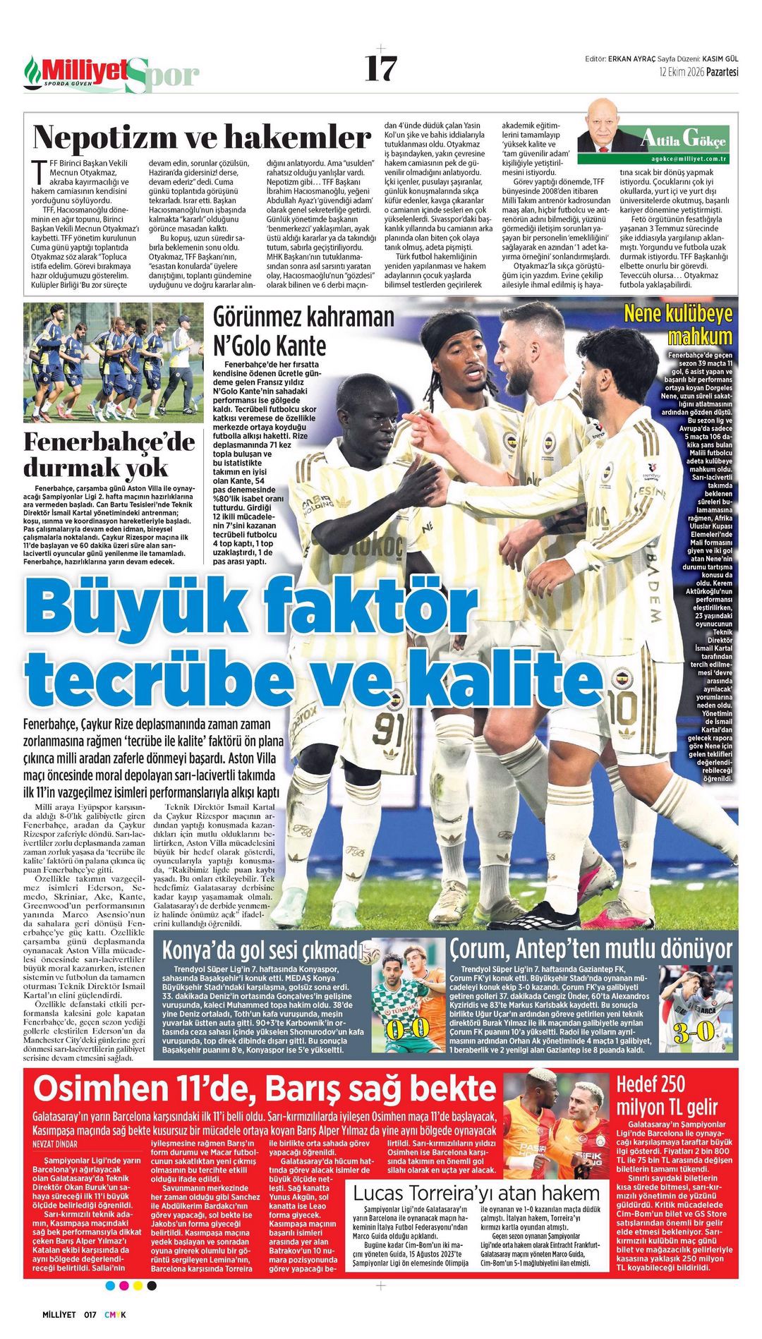 Evde huzur var | Spor manşetleri - 8. fotoğraf