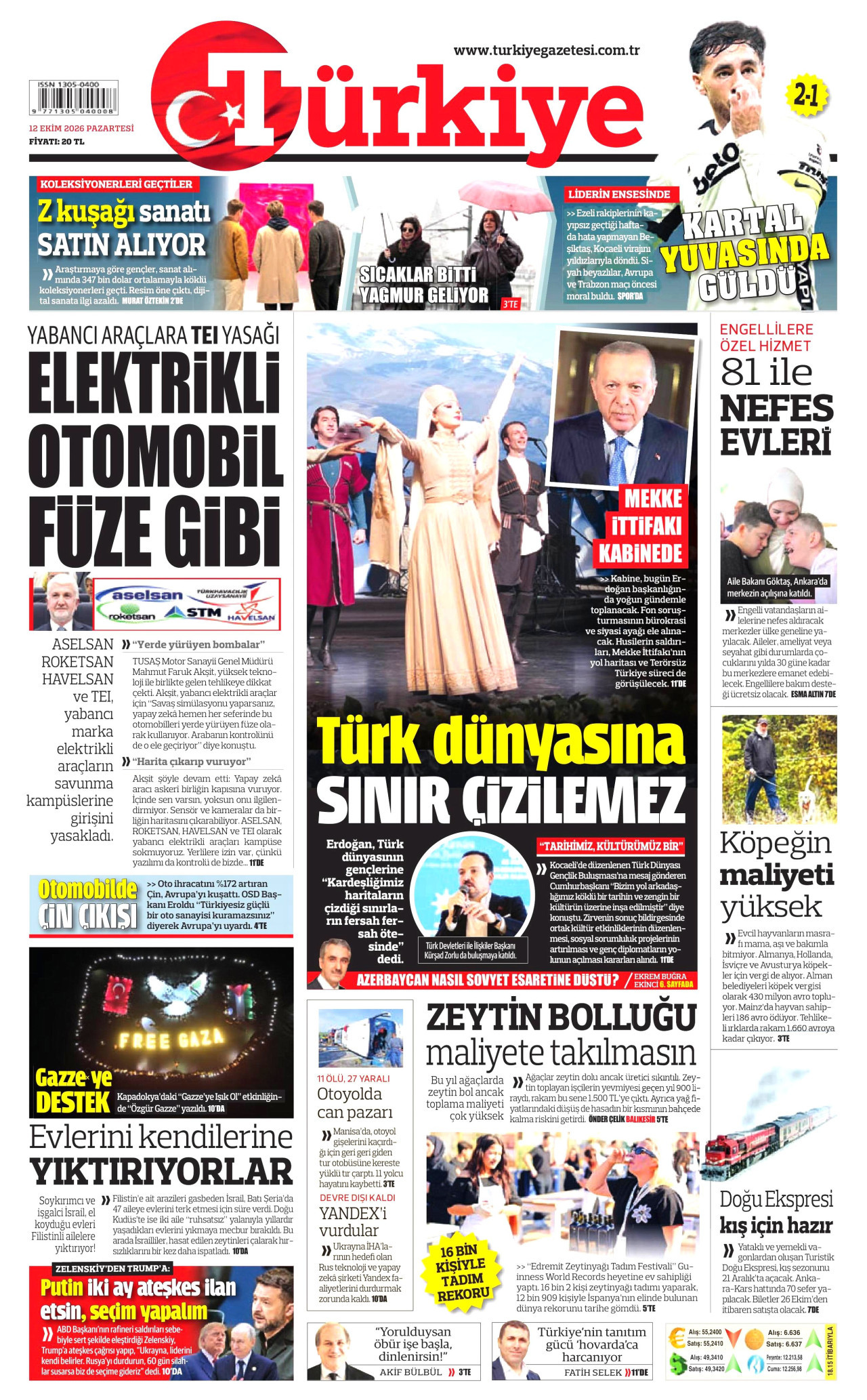Gazeteler bugün ne yazdı? (12 Ekim) - 3. fotoğraf