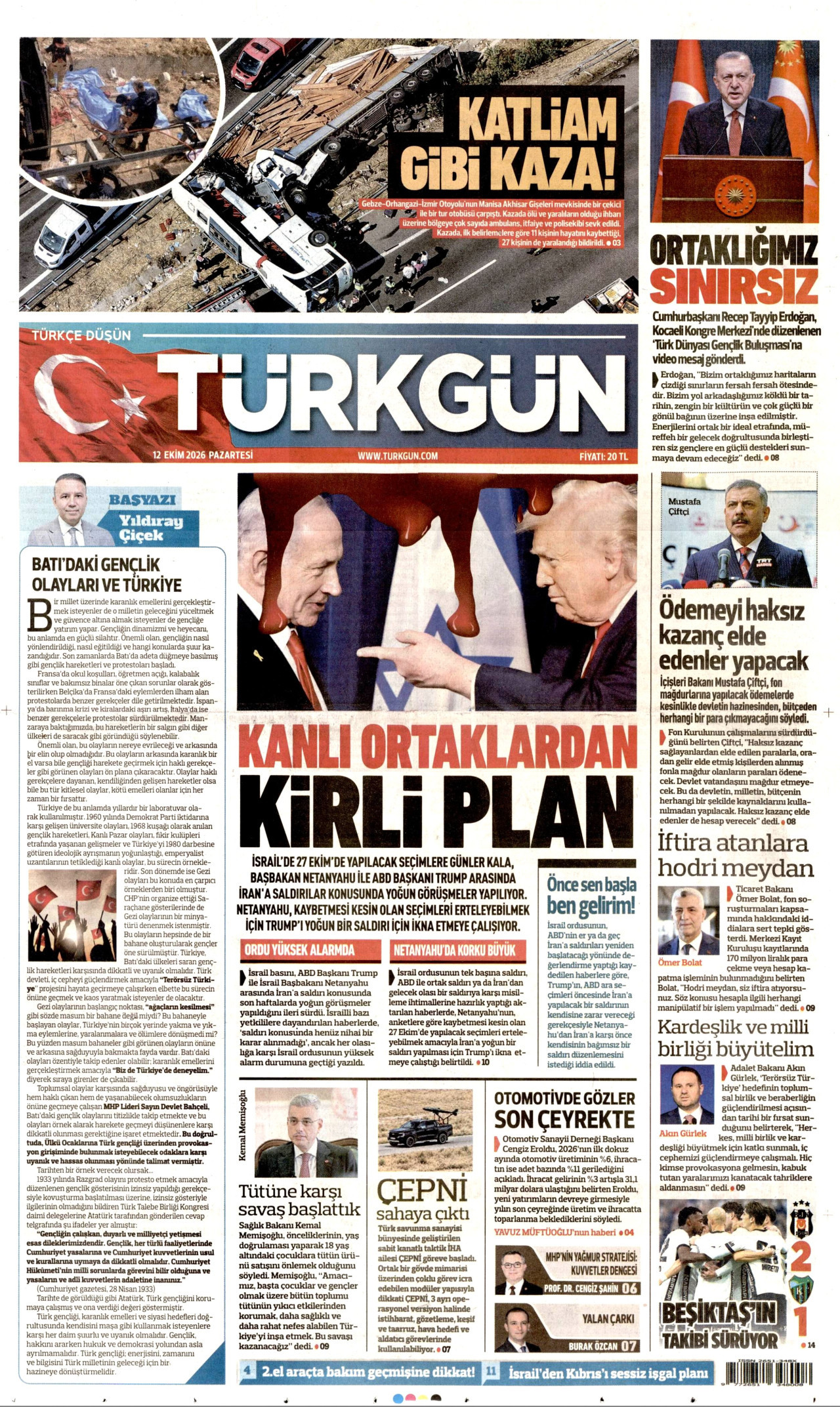 Gazeteler bugün ne yazdı? (12 Ekim) - 7. fotoğraf