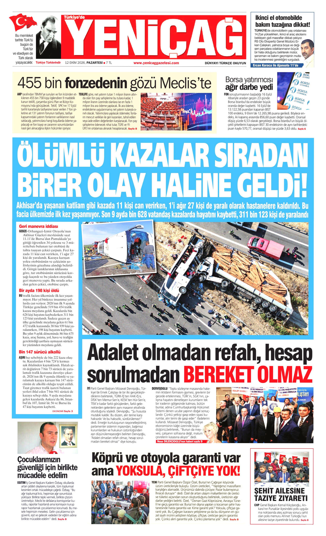 Gazeteler bugün ne yazdı? (12 Ekim) - 6. fotoğraf