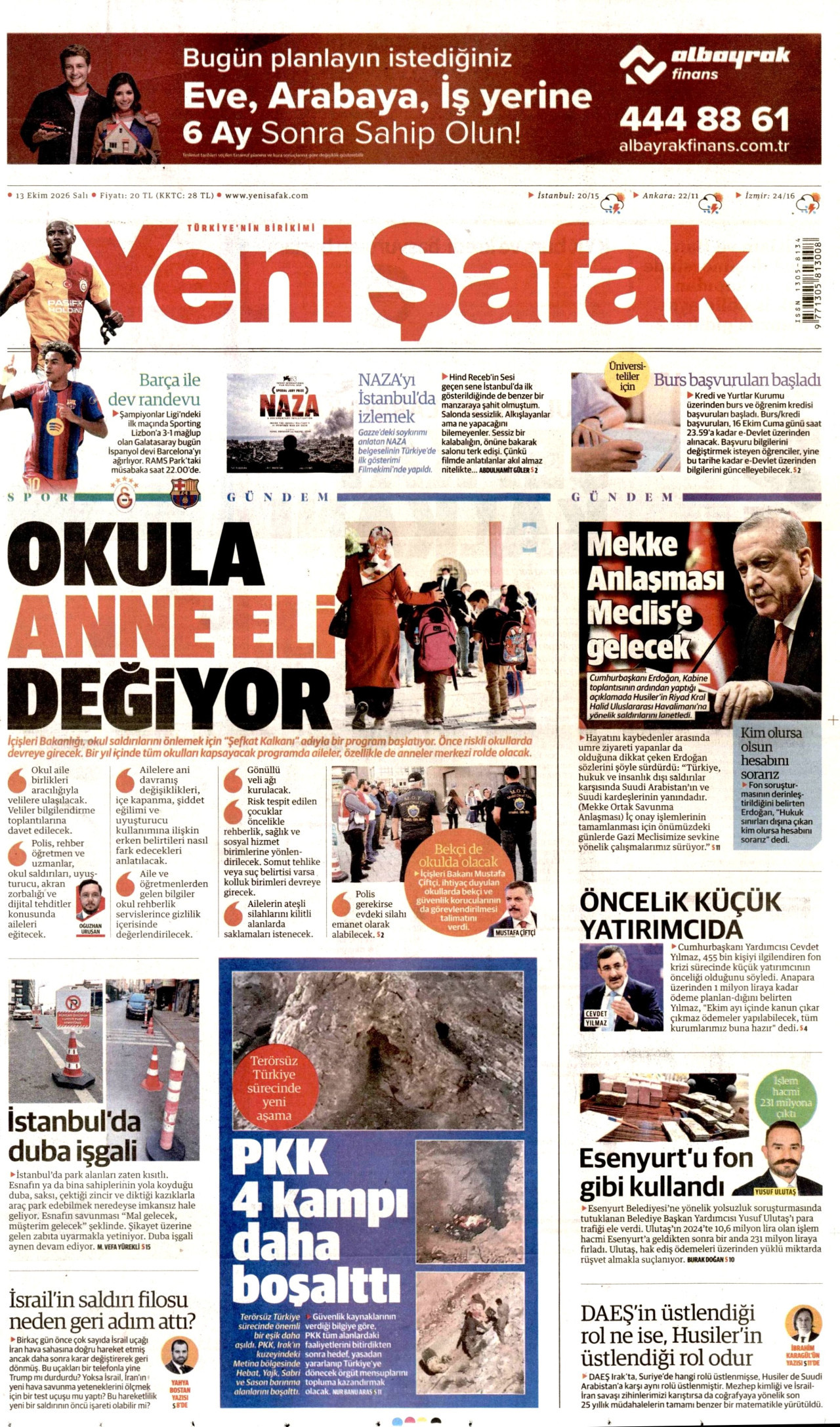 Gazeteler bugün ne yazdı? (13 Ekim) - 3. fotoğraf