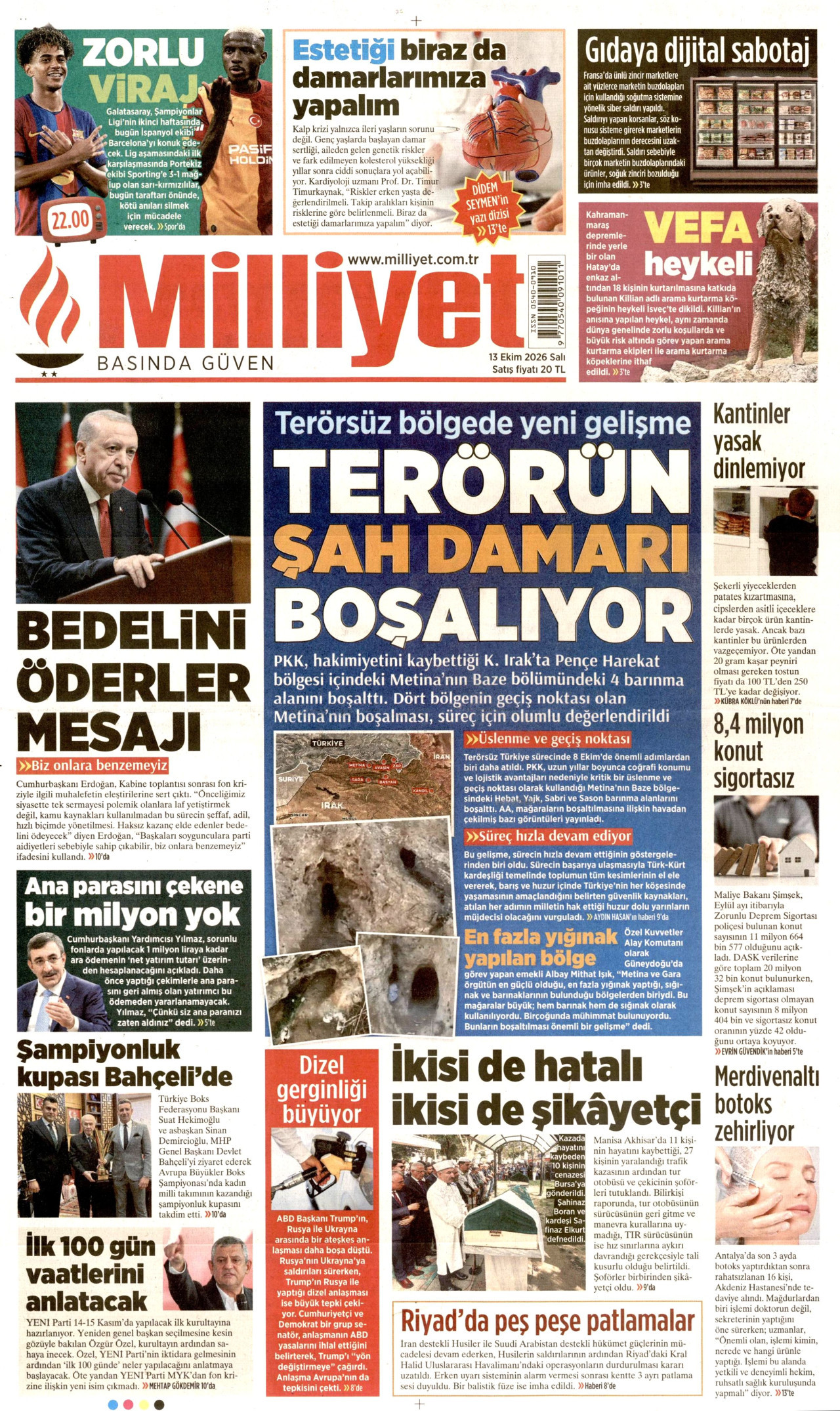 Gazeteler bugün ne yazdı? (13 Ekim) - 9. fotoğraf