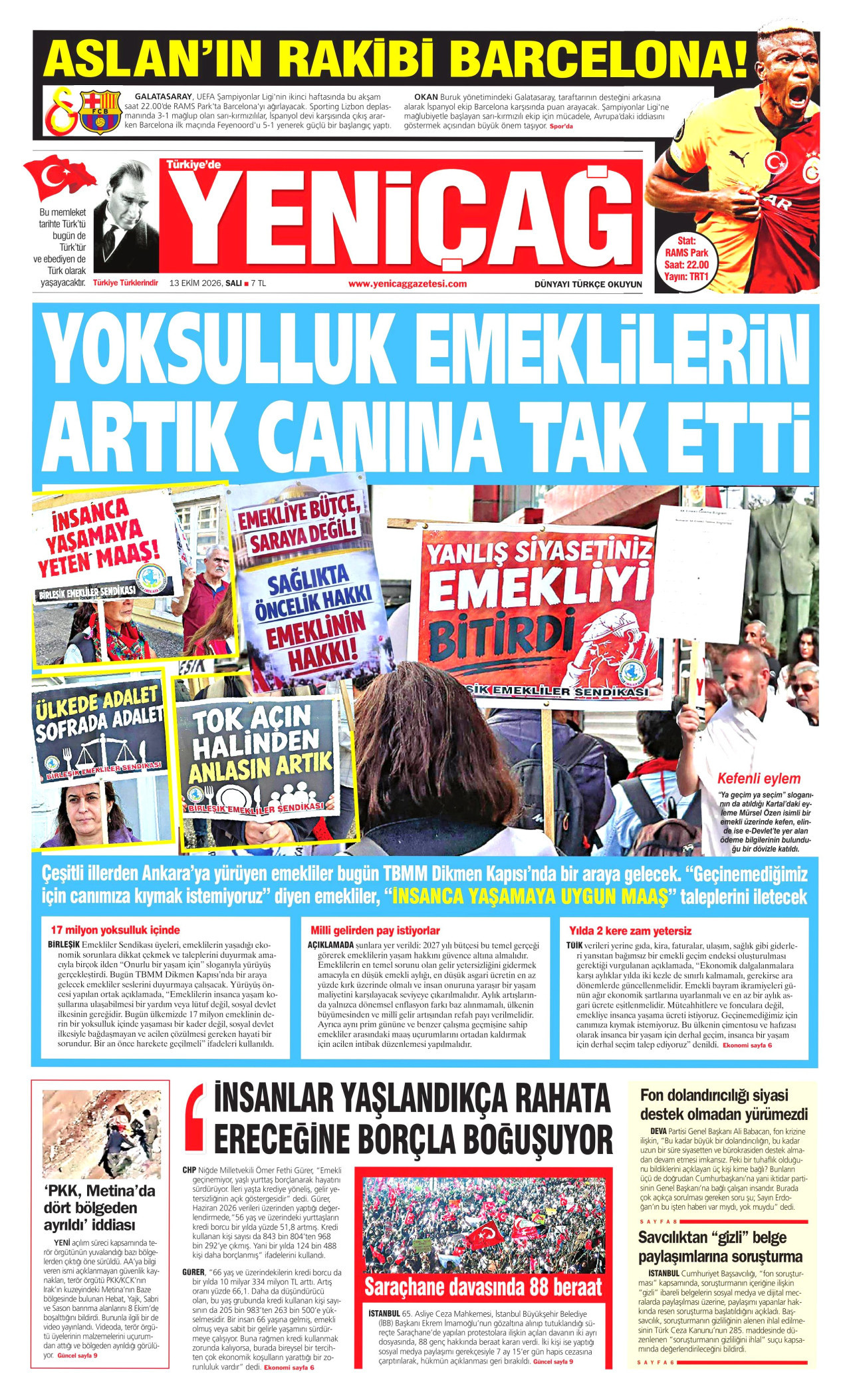 Gazeteler bugün ne yazdı? (13 Ekim) - 6. fotoğraf