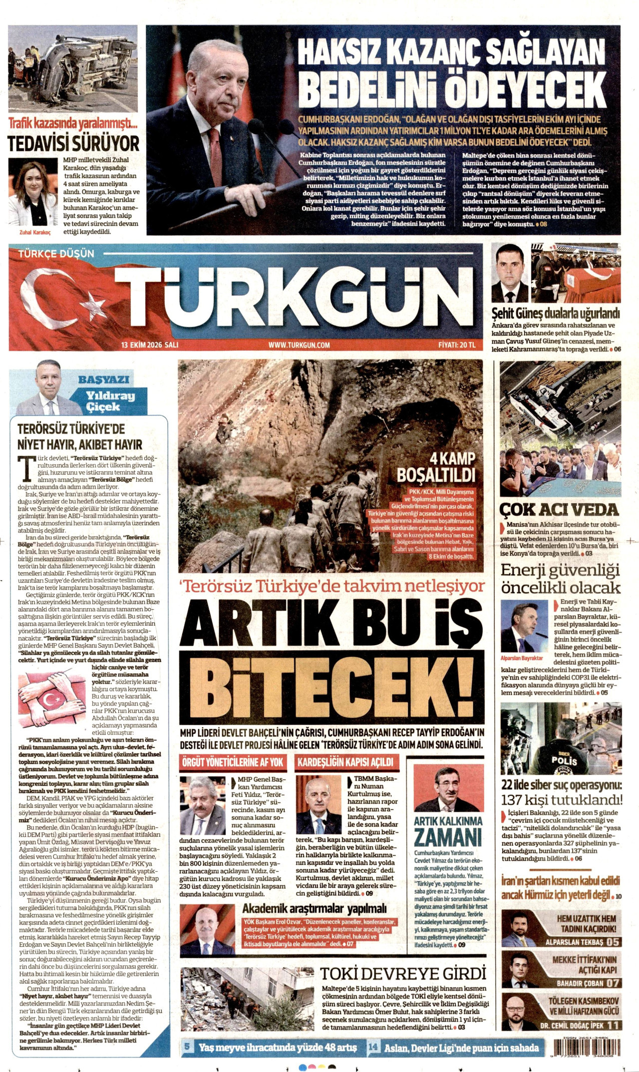 Gazeteler bugün ne yazdı? (13 Ekim) - 7. fotoğraf