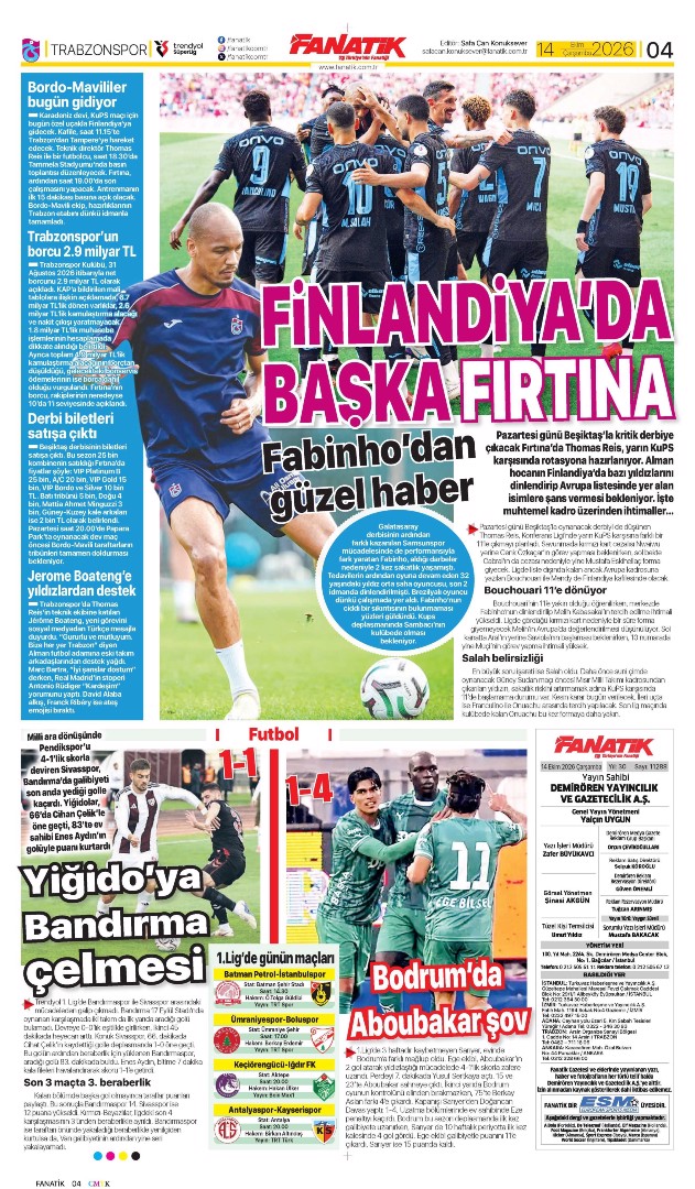 Umutlarımız Barça'landı | Spor manşetleri - 13. fotoğraf