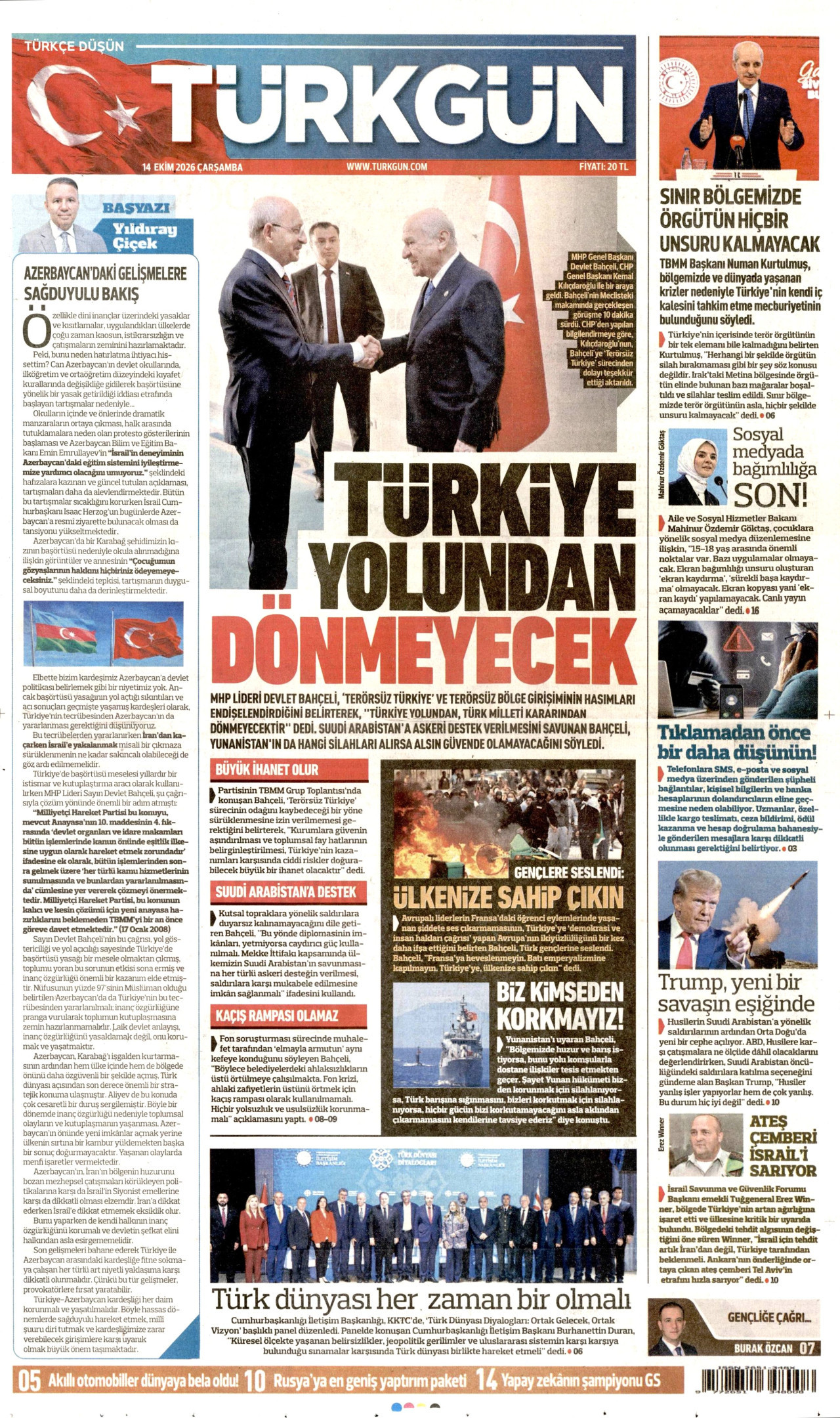 Gazeteler bugün ne yazdı? (14 Ekim) - 9. fotoğraf