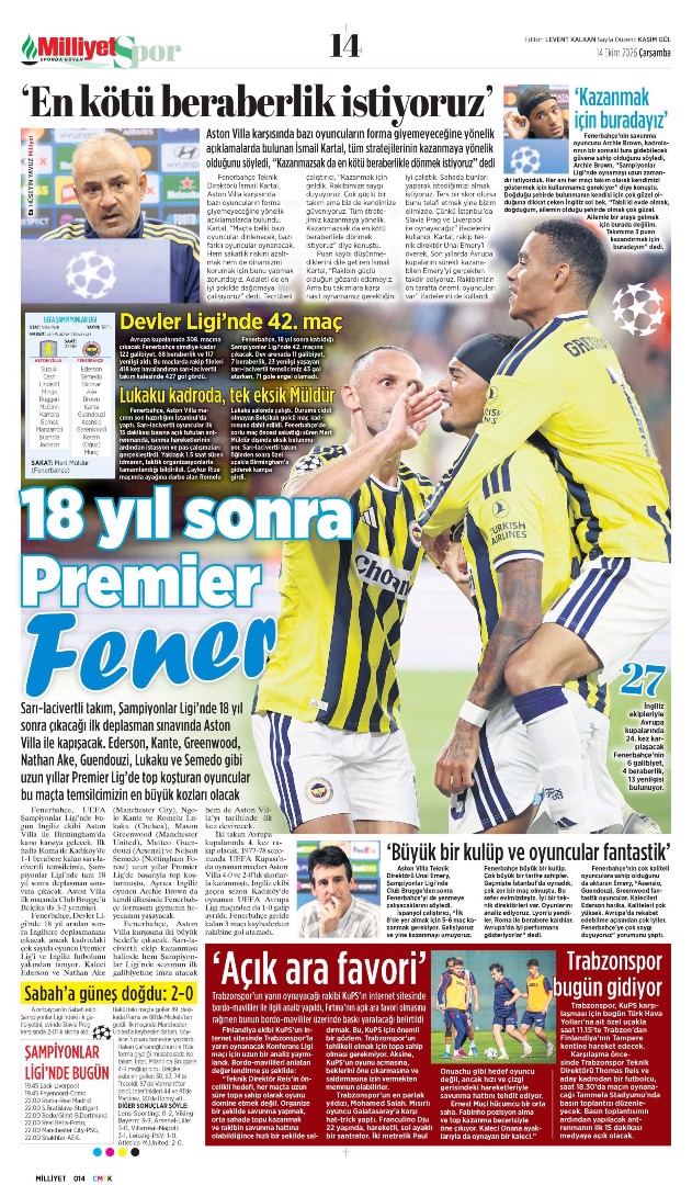 Umutlarımız Barça'landı | Spor manşetleri - 4. fotoğraf