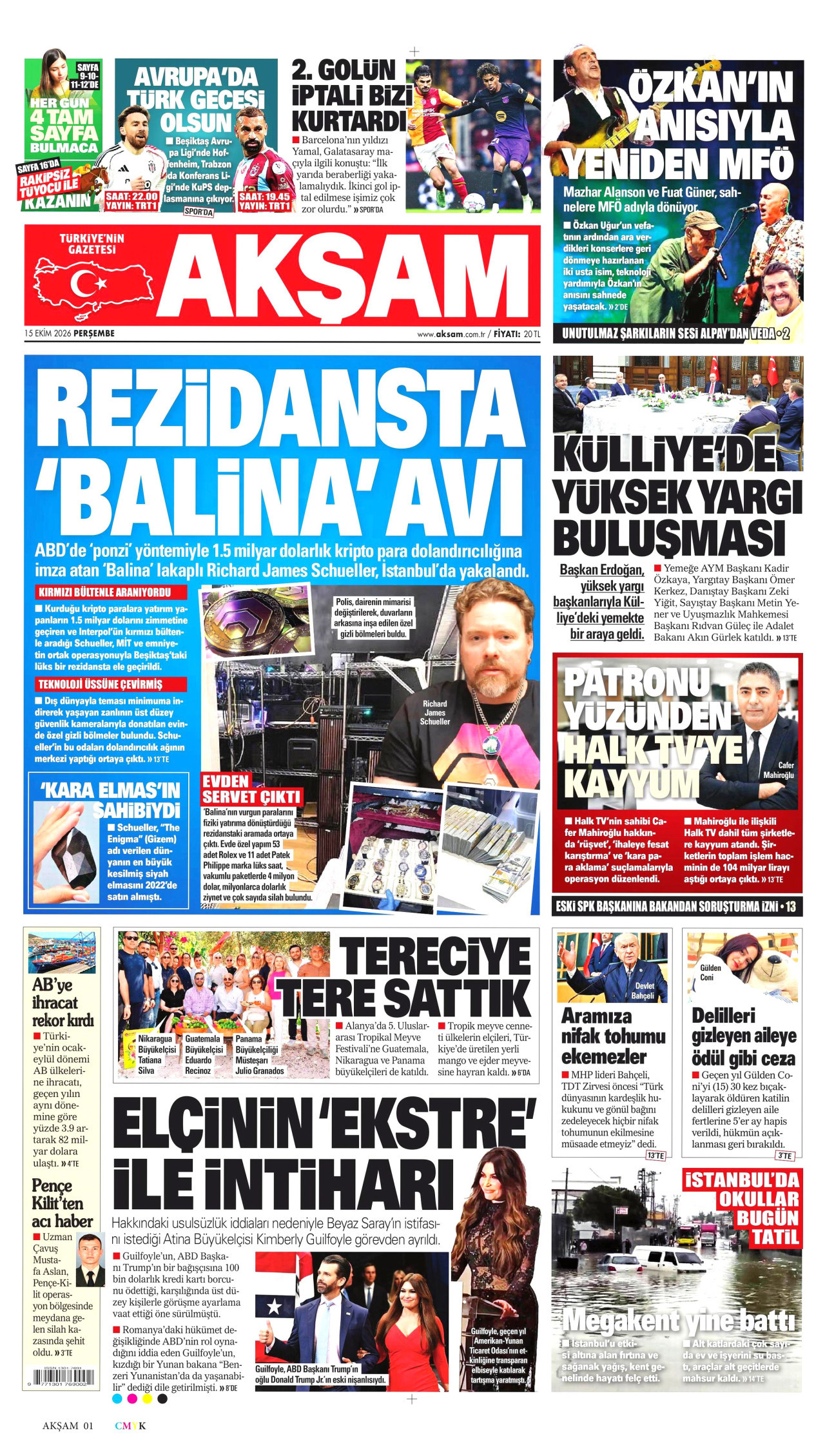 Gazeteler bugün ne yazdı? (15 Ekim) - 12. fotoğraf