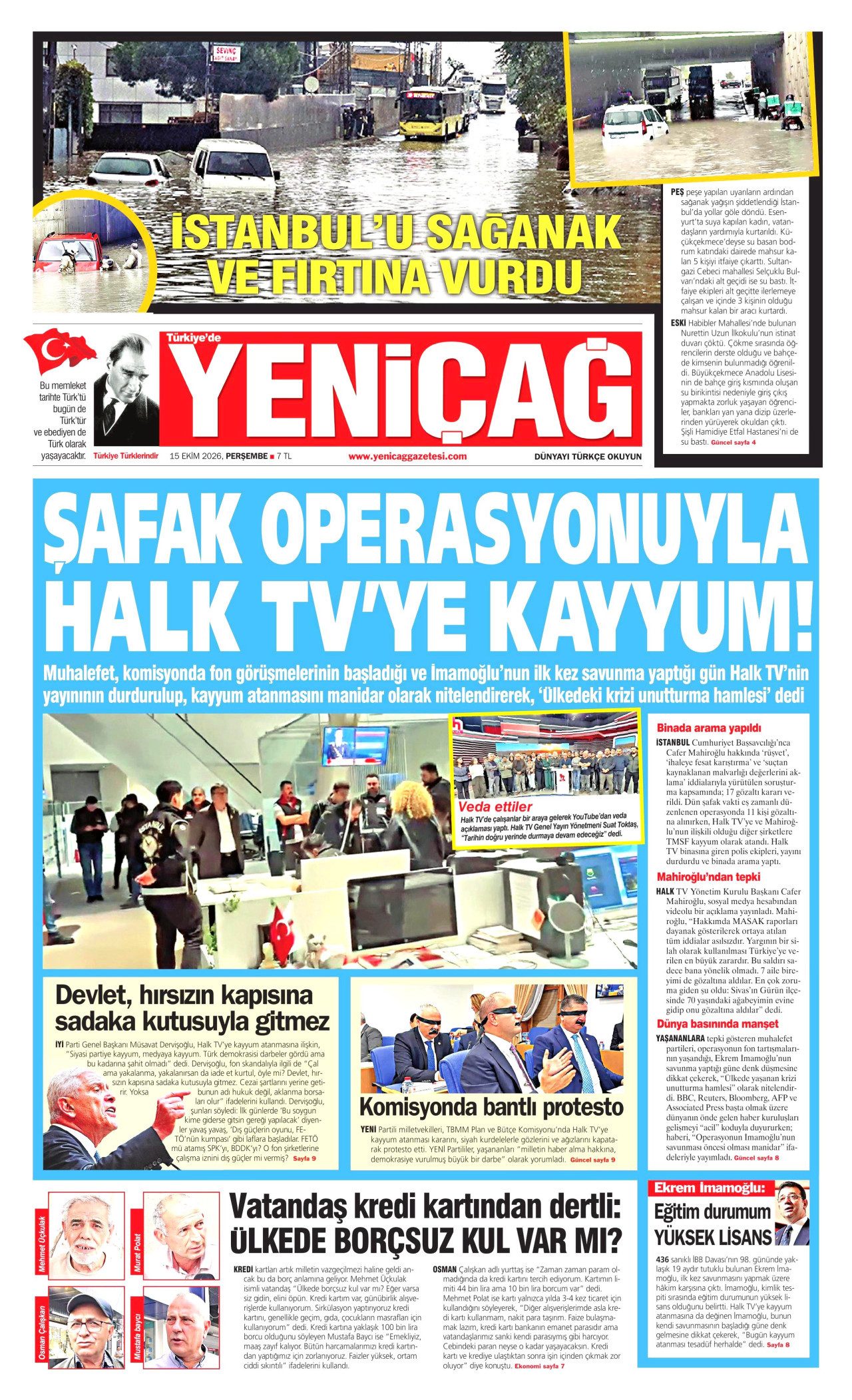 Gazeteler bugün ne yazdı? (15 Ekim) - 4. fotoğraf