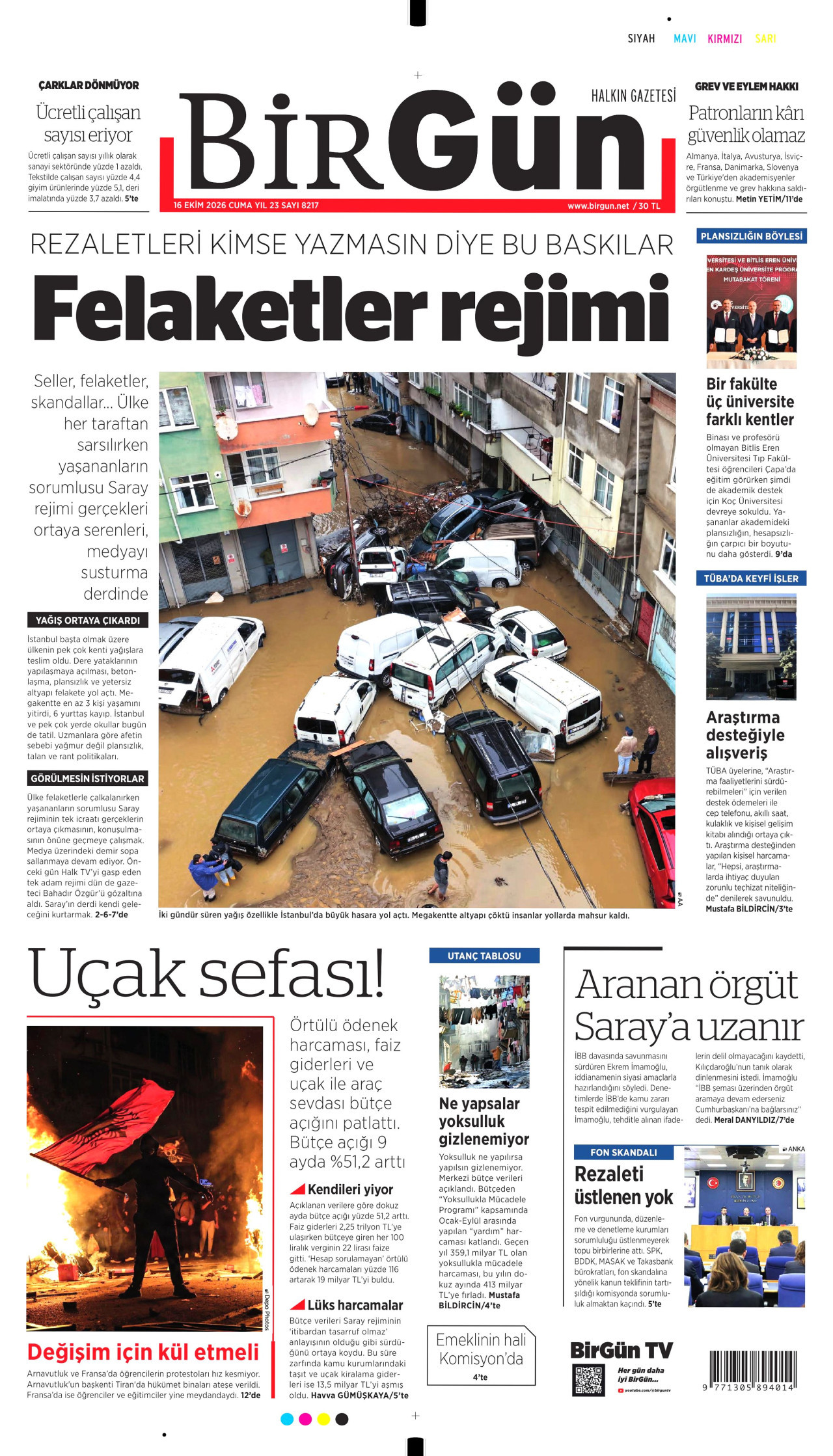 Gazeteler bugün ne yazdı? (16 Ekim) - 1. fotoğraf