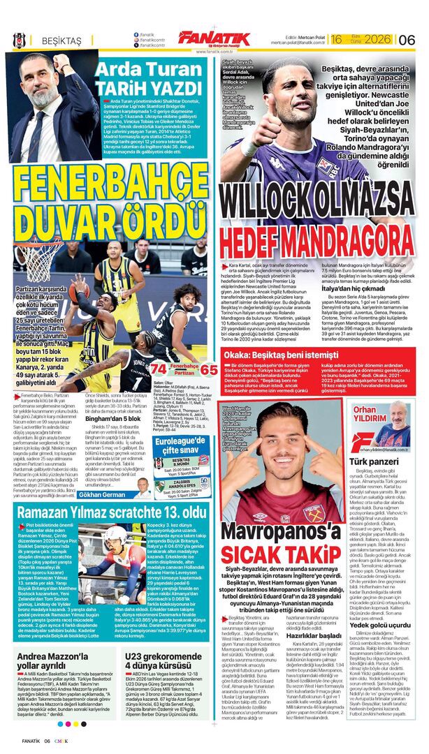 Oh be Kartal varmış! | Spor manşetleri - 15. fotoğraf