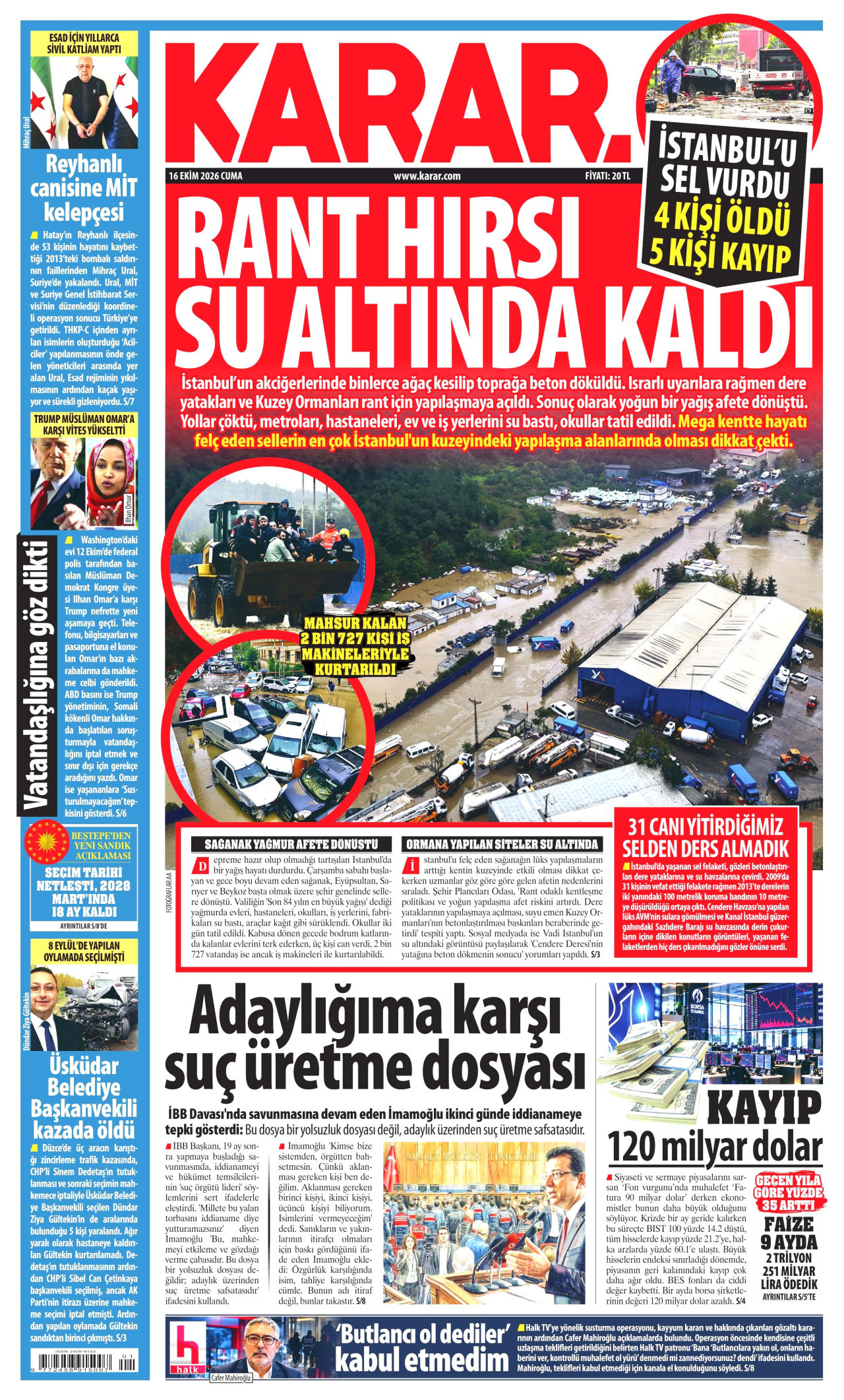 Gazeteler bugün ne yazdı? (16 Ekim) - 12. fotoğraf