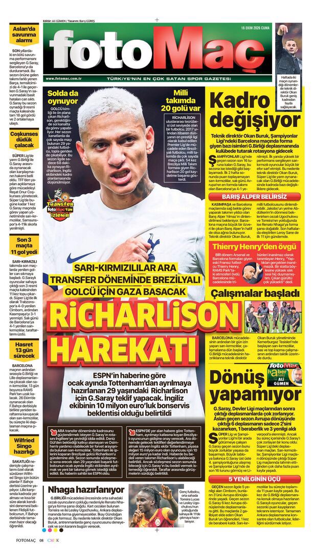 Oh be Kartal varmış! | Spor manşetleri - 18. fotoğraf