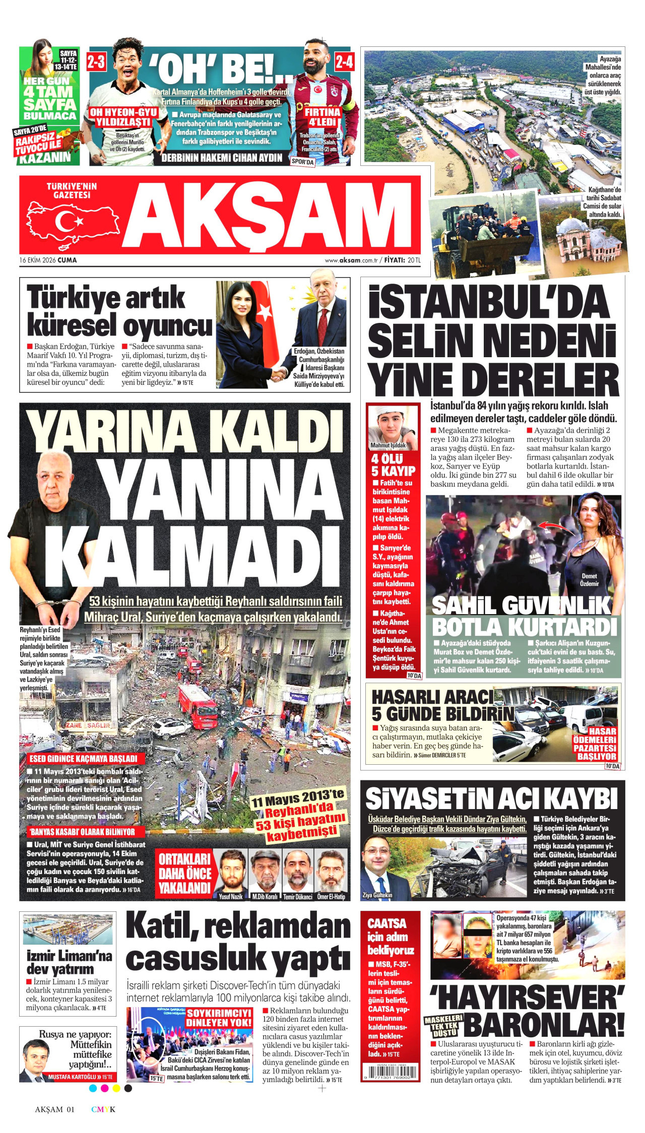 Gazeteler bugün ne yazdı? (16 Ekim) - 9. fotoğraf