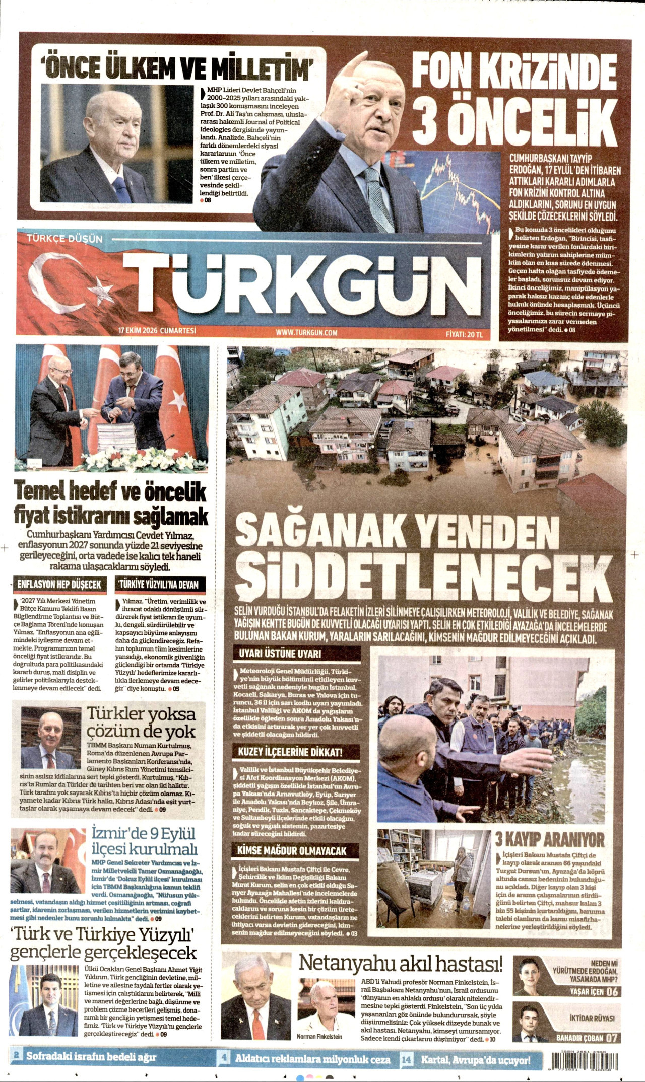 Gazeteler bugün ne yazdı? (17 Ekim) - 10. fotoğraf