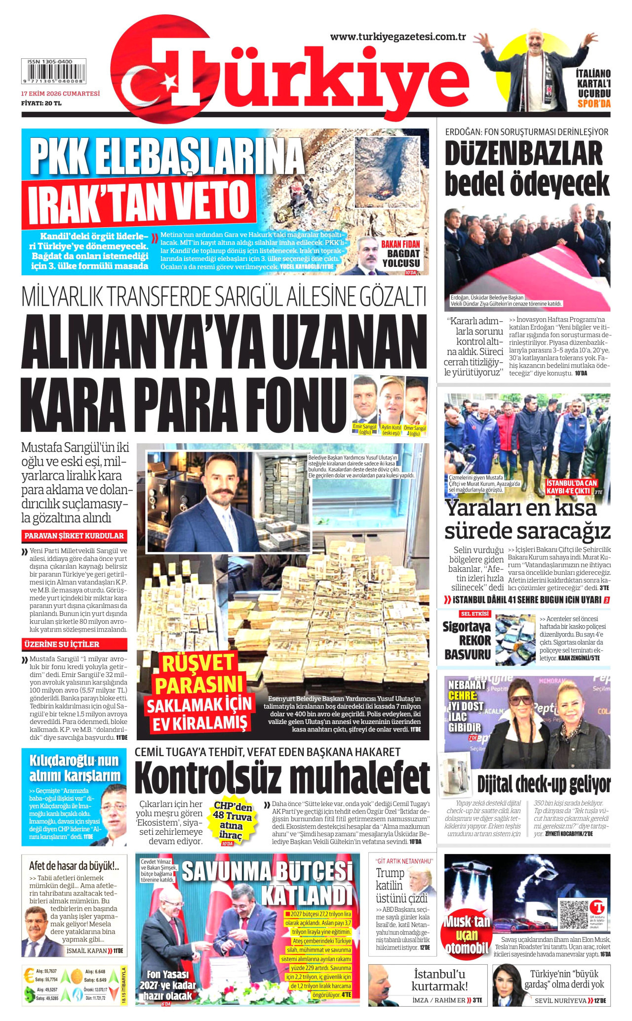 Gazeteler bugün ne yazdı? (17 Ekim) - 3. fotoğraf