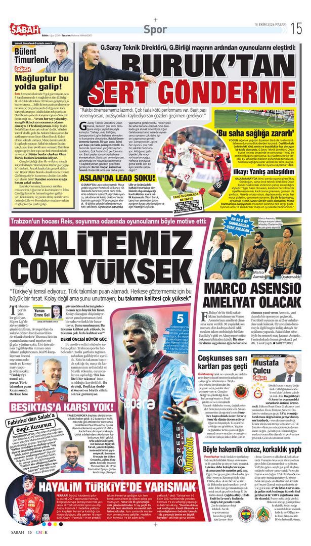 Aslan'a Can simidi | Spor manşetleri - 3. fotoğraf