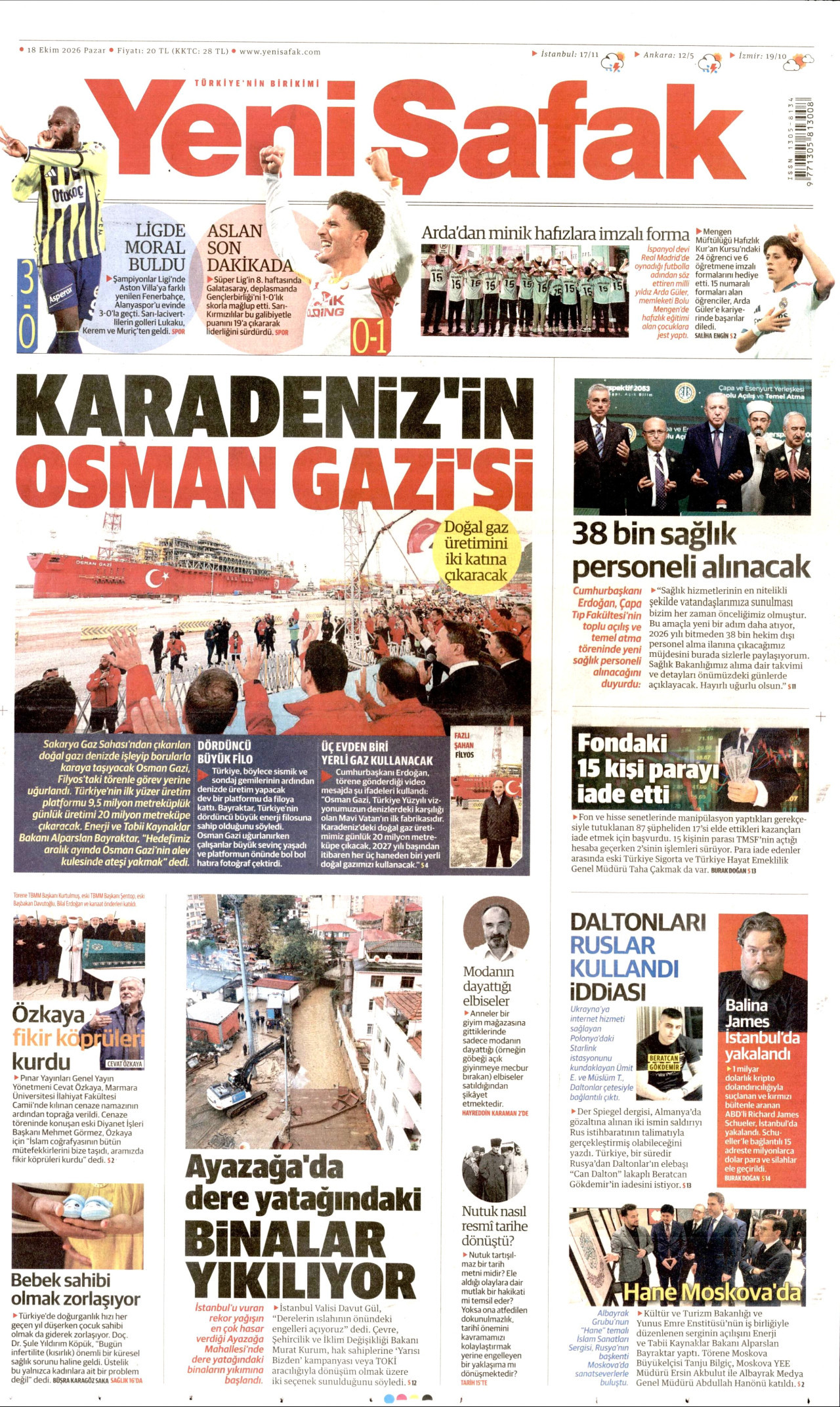 Gazeteler bugün ne yazdı? (18 Ekim) - 2. fotoğraf