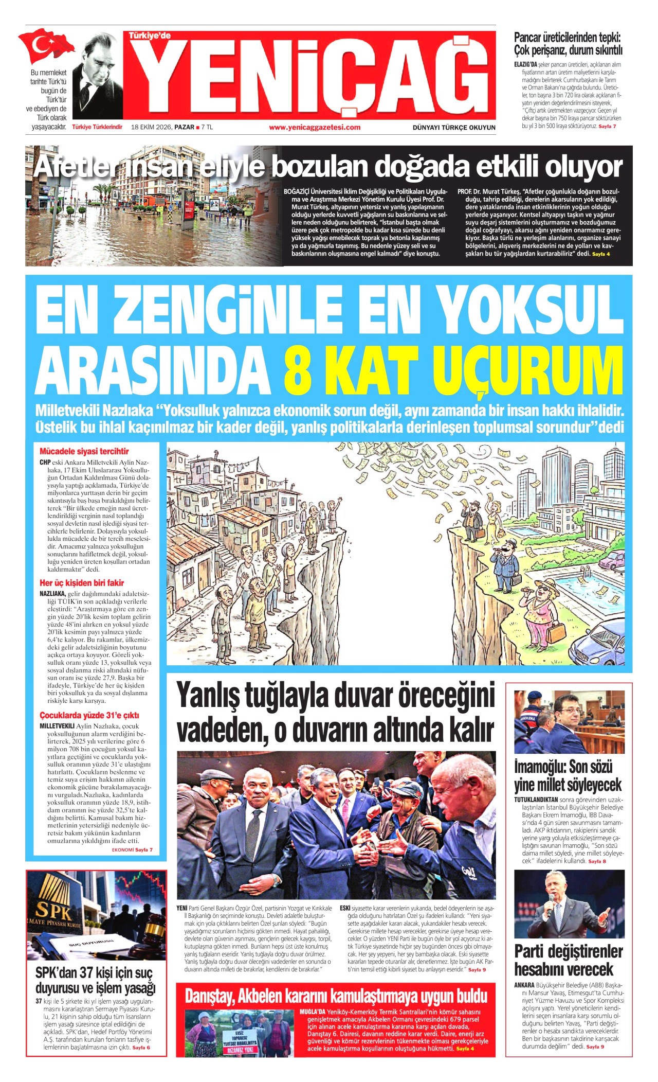Gazeteler bugün ne yazdı? (18 Ekim) - 9. fotoğraf