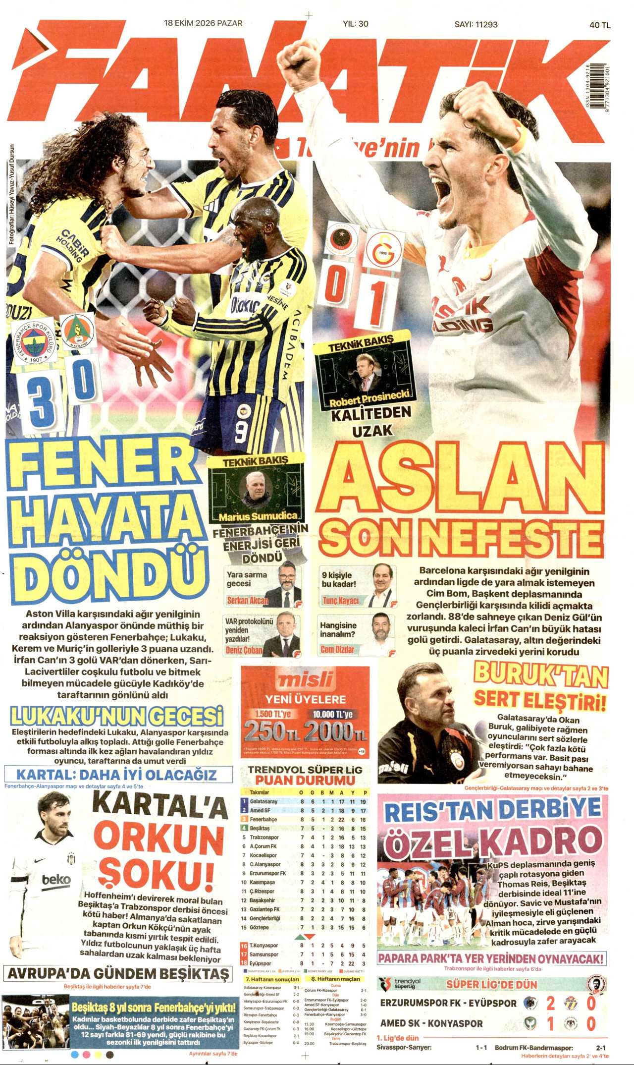Gazeteler bugün ne yazdı? (18 Ekim) - 6. fotoğraf