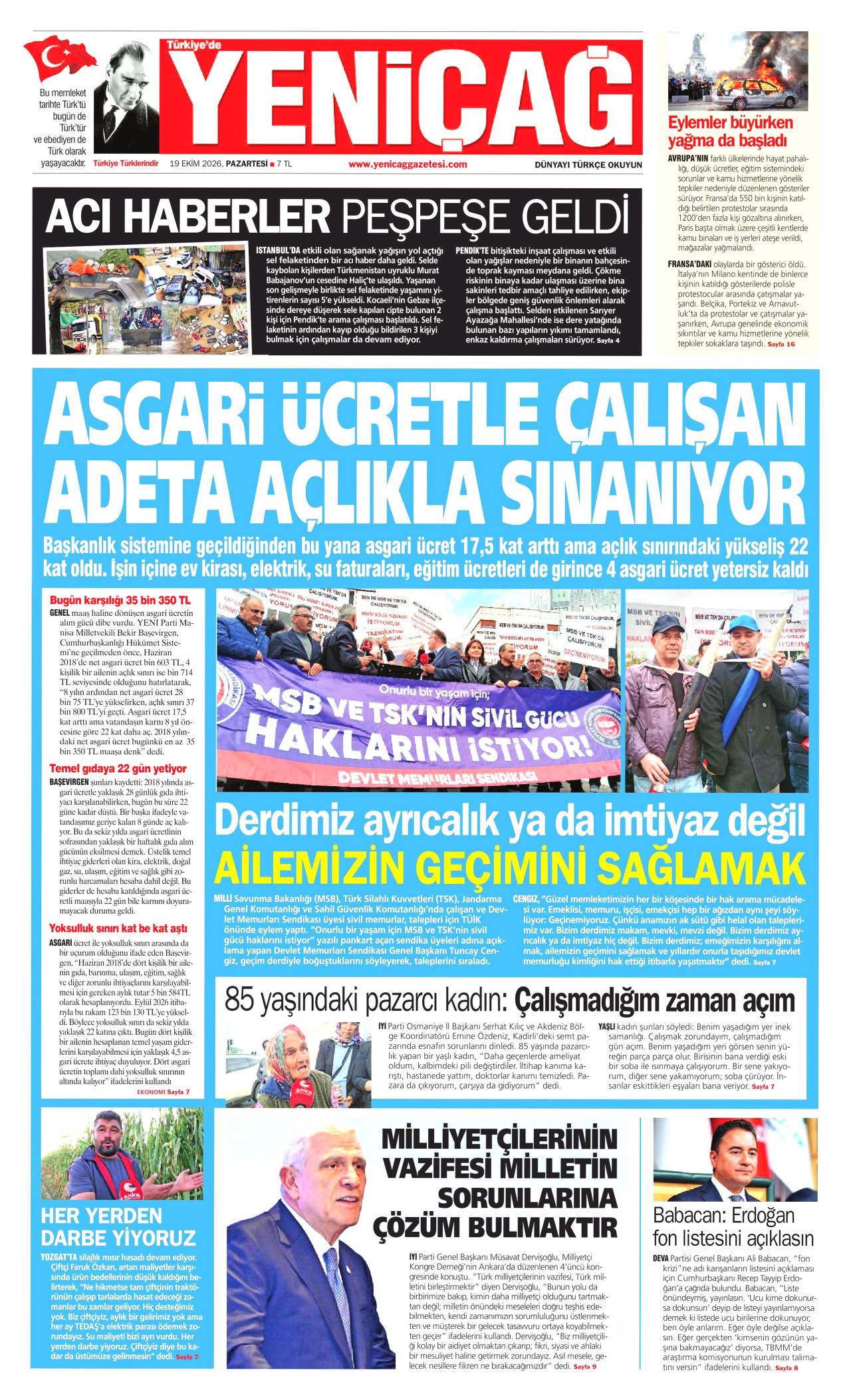 Gazeteler bugün ne yazdı? (19 Ekim) - 6. fotoğraf