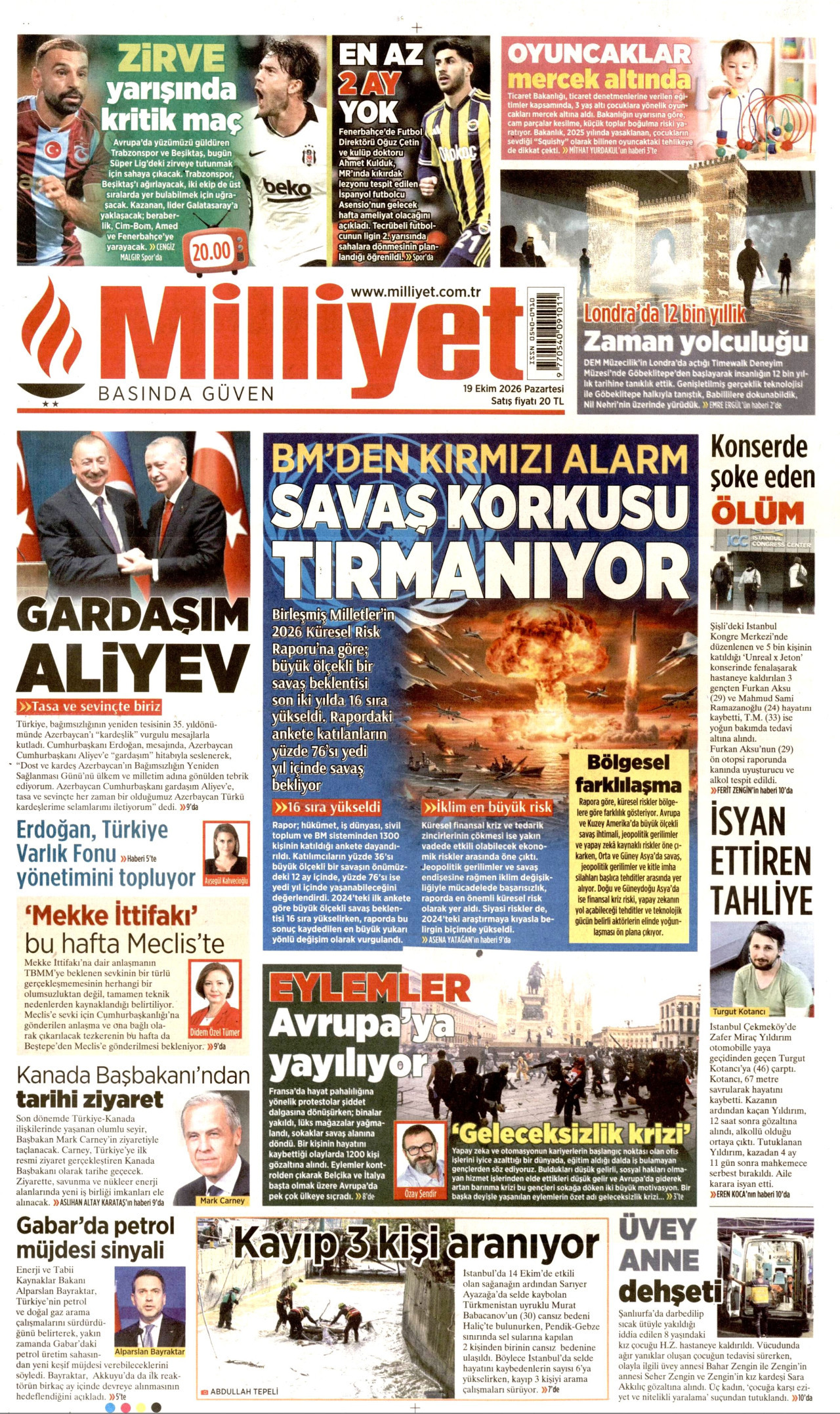 Gazeteler bugün ne yazdı? (19 Ekim) - 8. fotoğraf