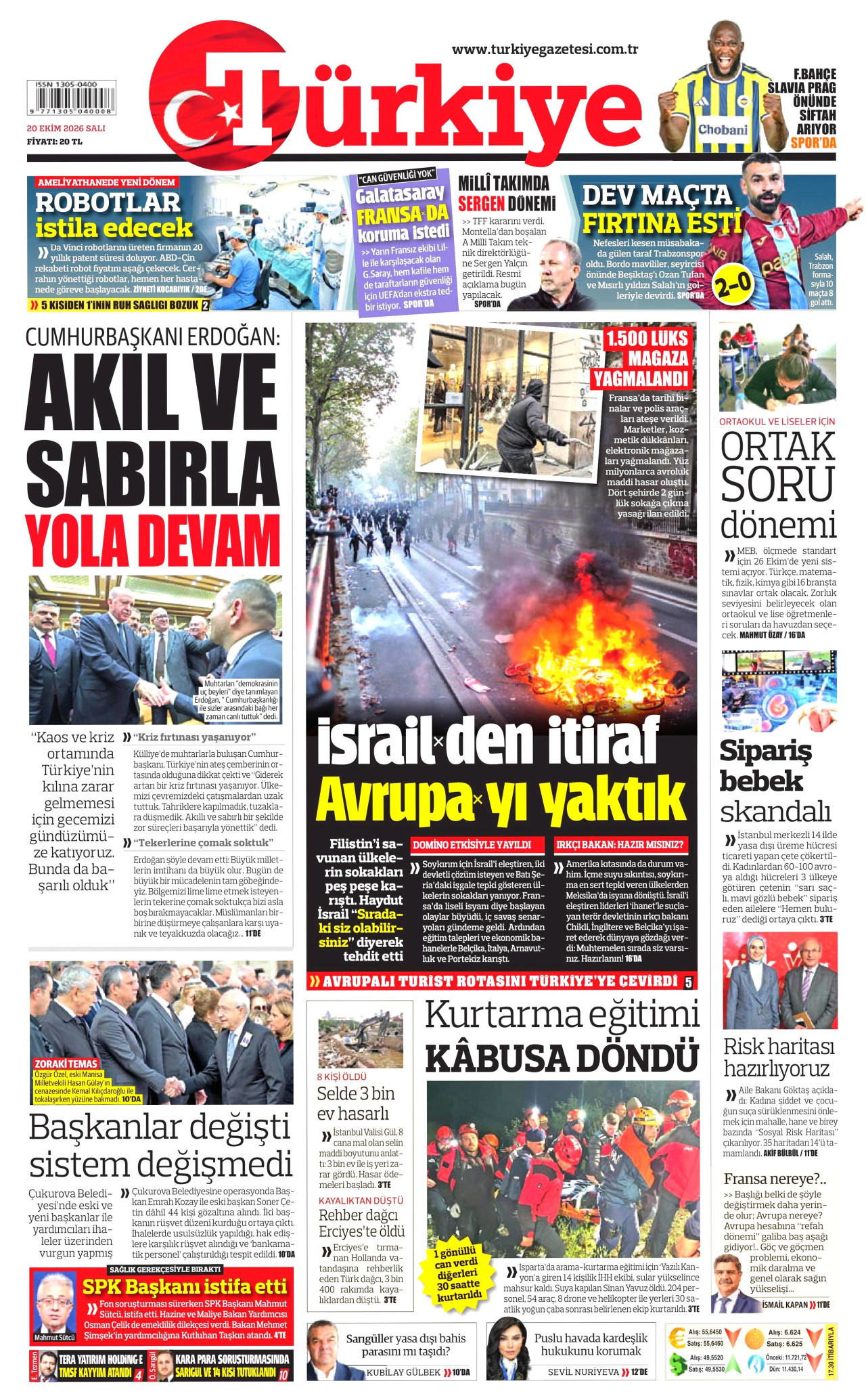 Gazeteler bugün ne yazdı? (20 Ekim) - 3. fotoğraf
