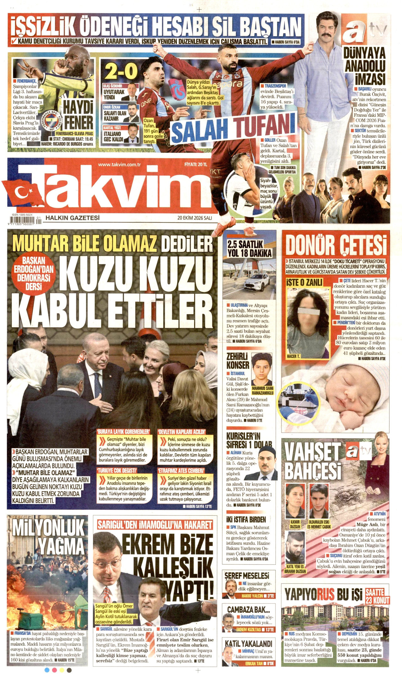 Gazeteler bugün ne yazdı? (20 Ekim) - 7. fotoğraf