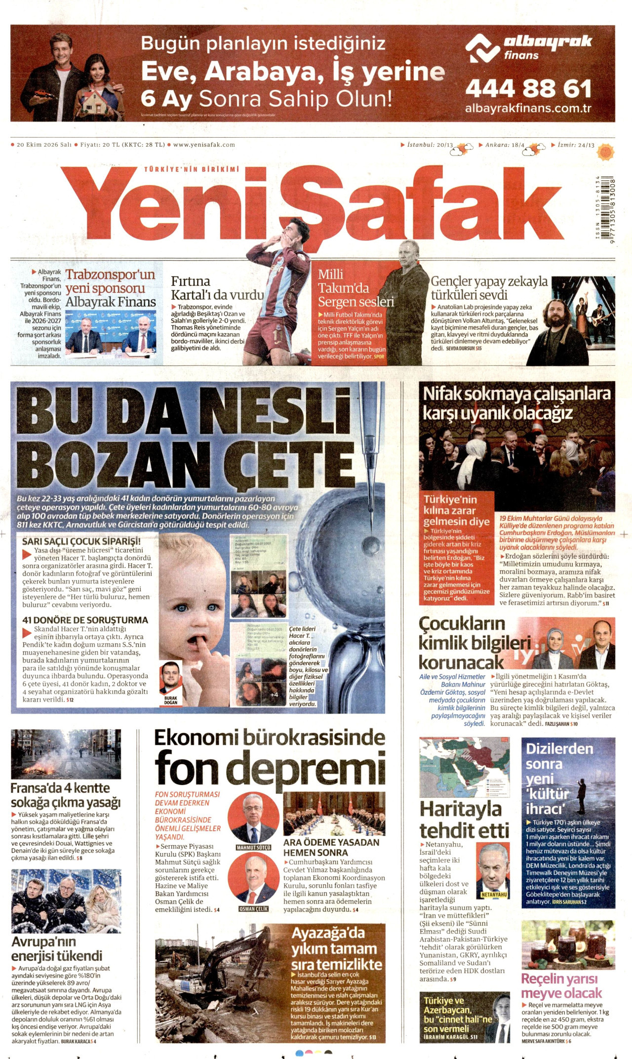 Gazeteler bugün ne yazdı? (20 Ekim) - 6. fotoğraf