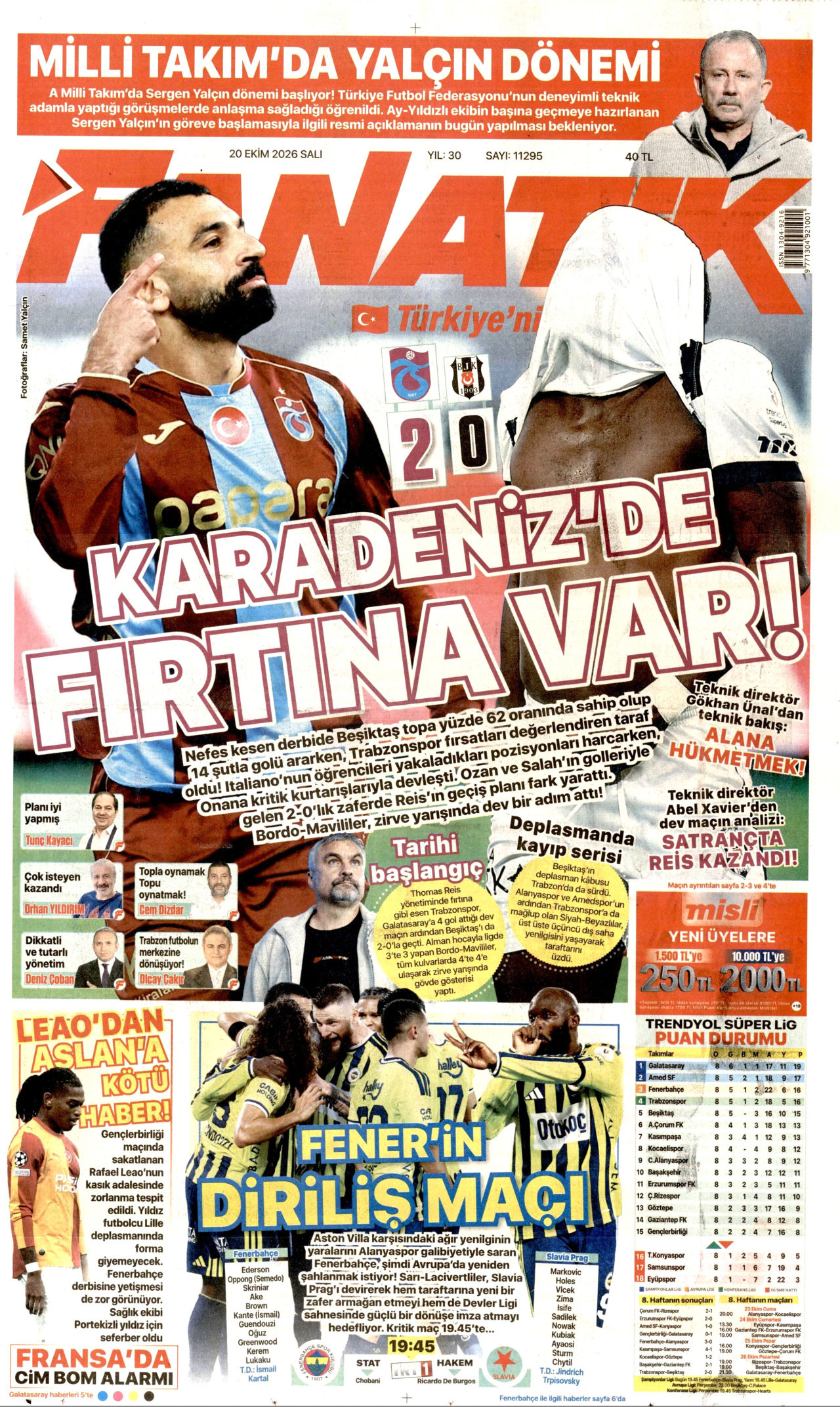 Gazeteler bugün ne yazdı? (20 Ekim) - 11. fotoğraf