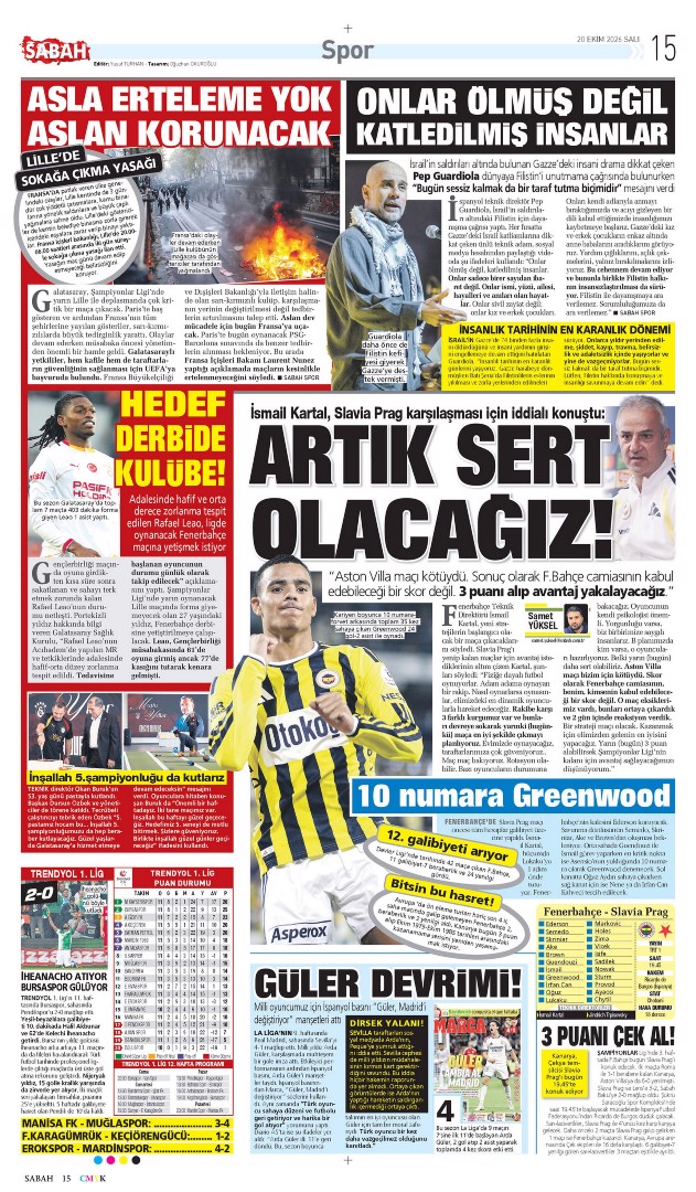 Salah tufanı | Spor manşetleri - 14. fotoğraf