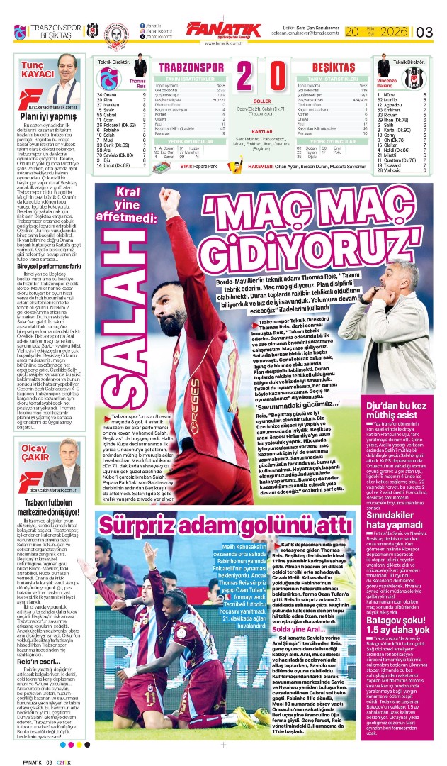 Salah tufanı | Spor manşetleri - 10. fotoğraf
