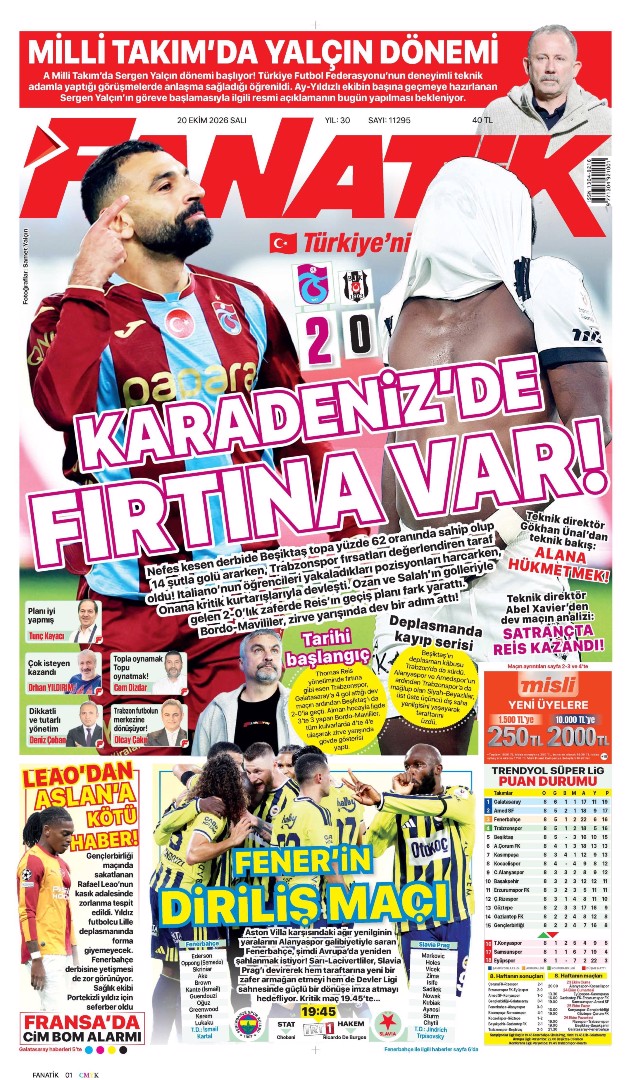 Salah tufanı | Spor manşetleri - 12. fotoğraf