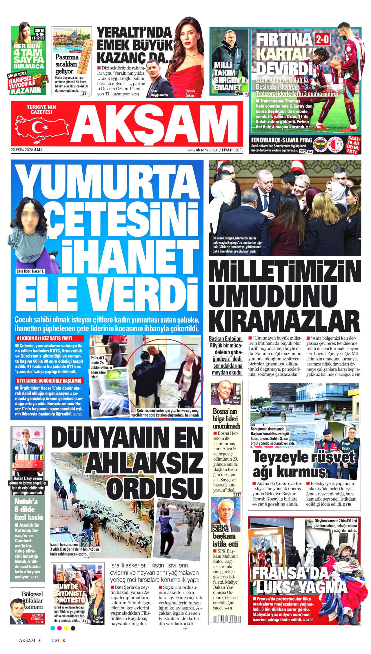 Gazeteler bugün ne yazdı? (20 Ekim) - 9. fotoğraf