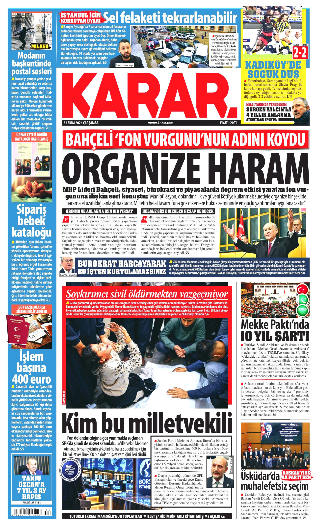 Gazeteler bugün ne yazdı? (21 Ekim) - 6. fotoğraf