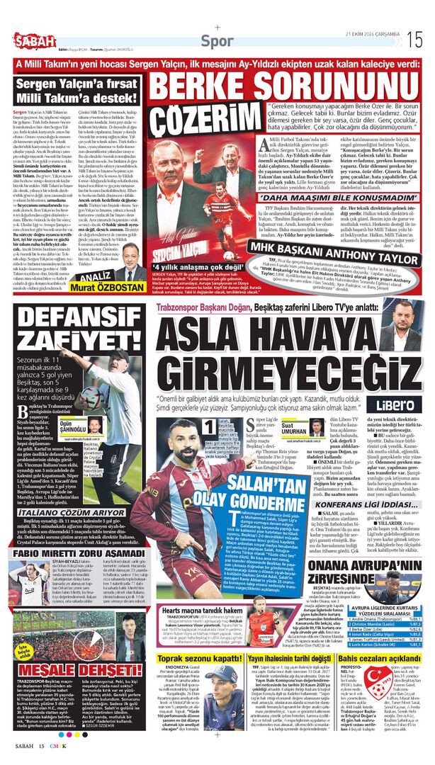 Gel de kahrolma | Spor manşetleri - 14. fotoğraf
