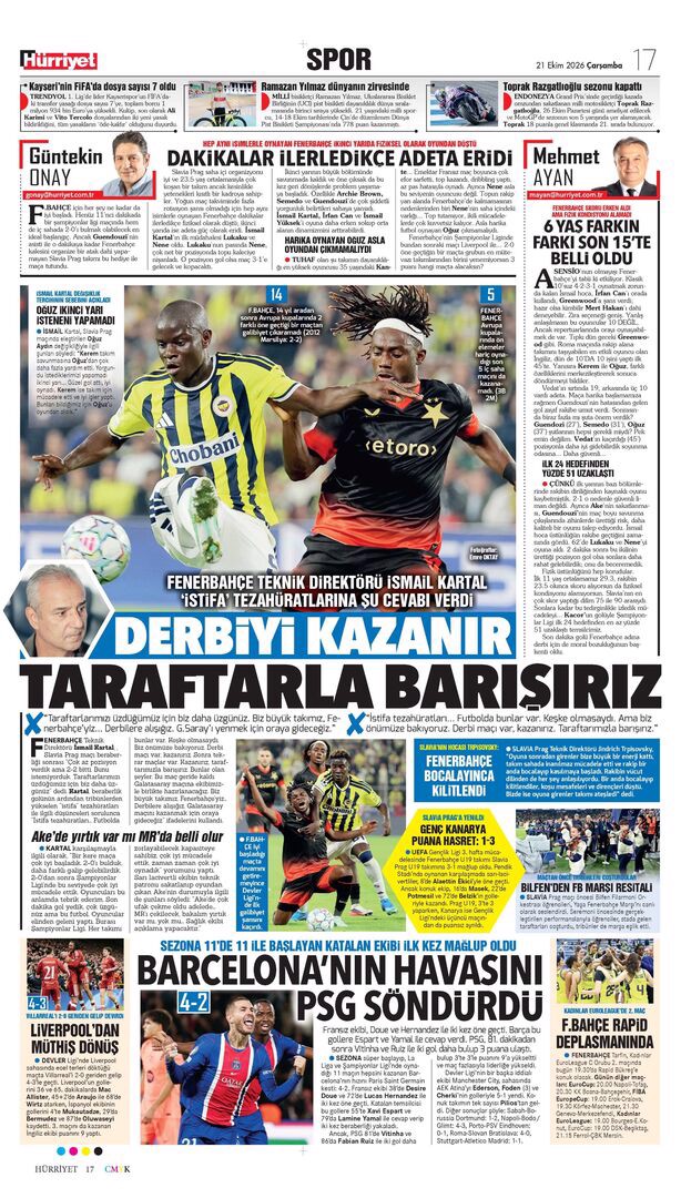 Gel de kahrolma | Spor manşetleri - 10. fotoğraf