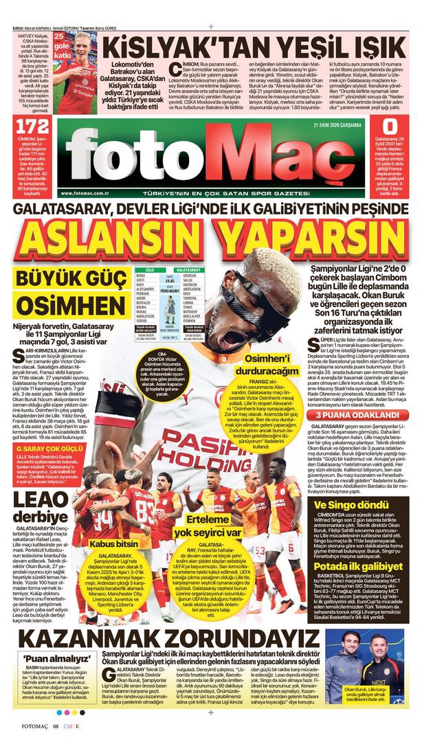 Gel de kahrolma | Spor manşetleri - 6. fotoğraf