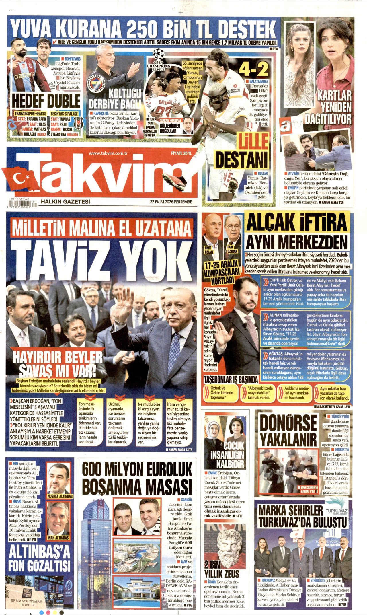 Gazeteler bugün ne yazdı? (22 Ekim) - 6. fotoğraf