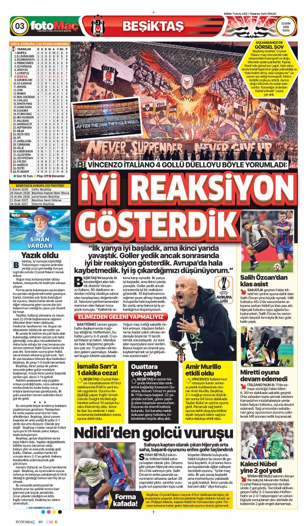 Kartallar pes etmez | Spor manşetleri - 16. fotoğraf