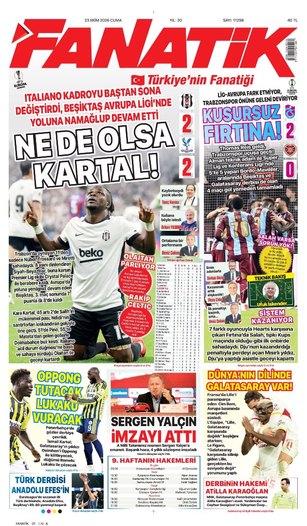 Kartallar pes etmez | Spor manşetleri - 1. fotoğraf