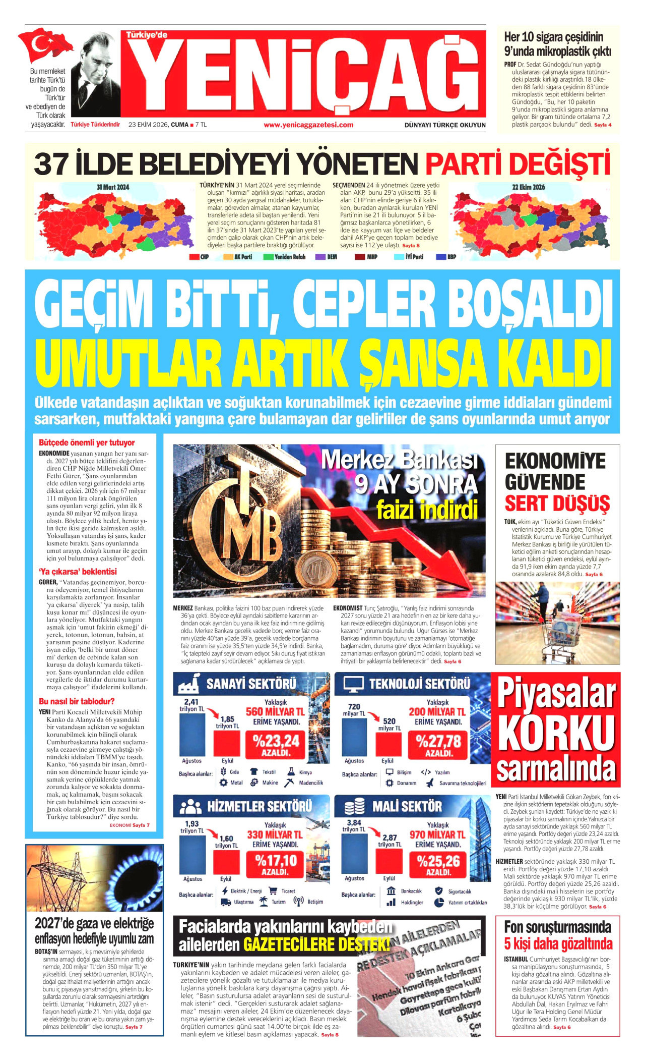 Gazeteler bugün ne yazdı? (23 Ekim) - 5. fotoğraf