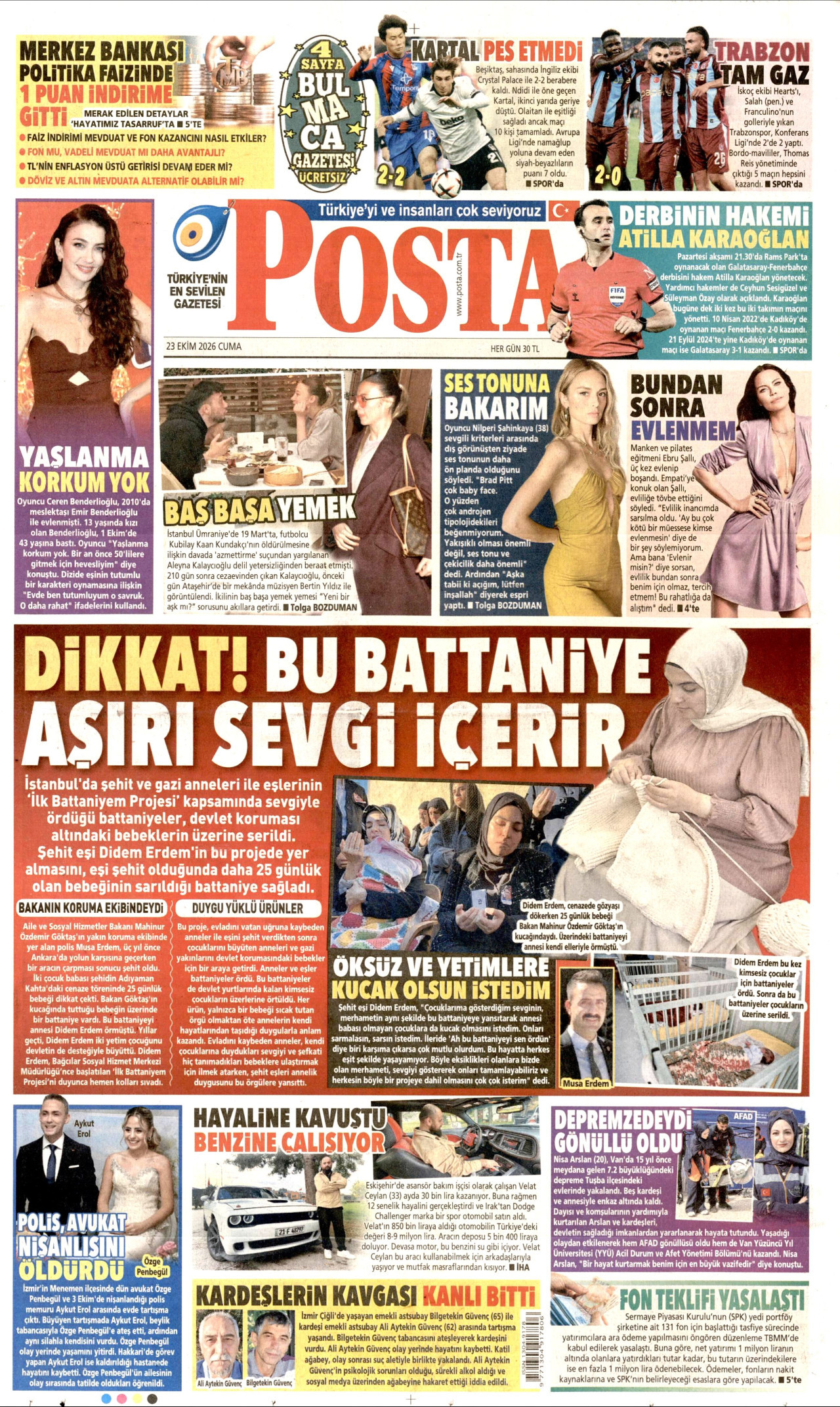 Gazeteler bugün ne yazdı? (23 Ekim) - 11. fotoğraf