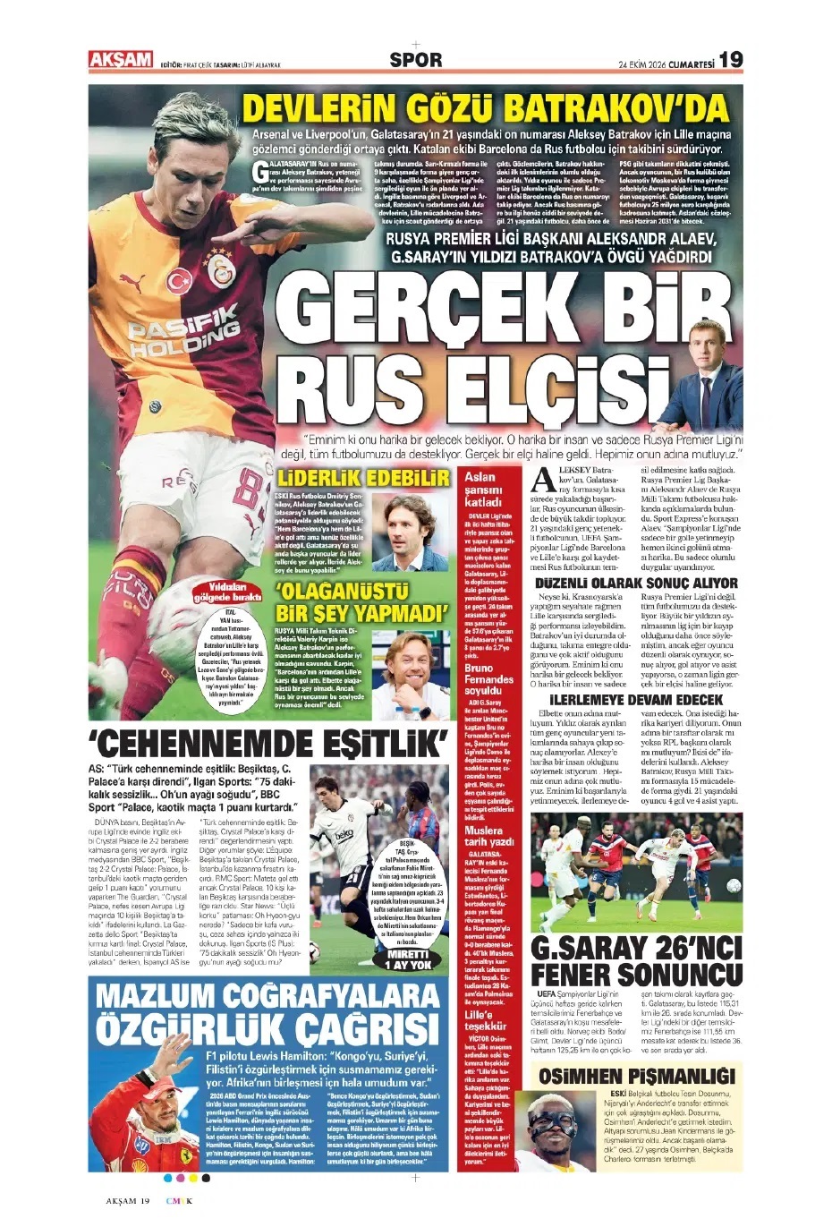 Salah artık efsane! Spor basını bugün ne yazdı? (24 Ekim) - 9. fotoğraf