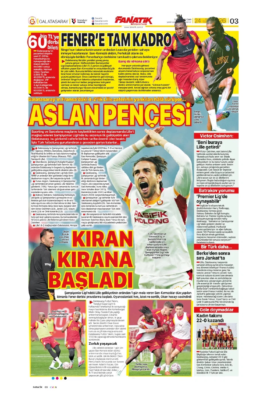 Salah artık efsane! Spor basını bugün ne yazdı? (24 Ekim) - 2. fotoğraf